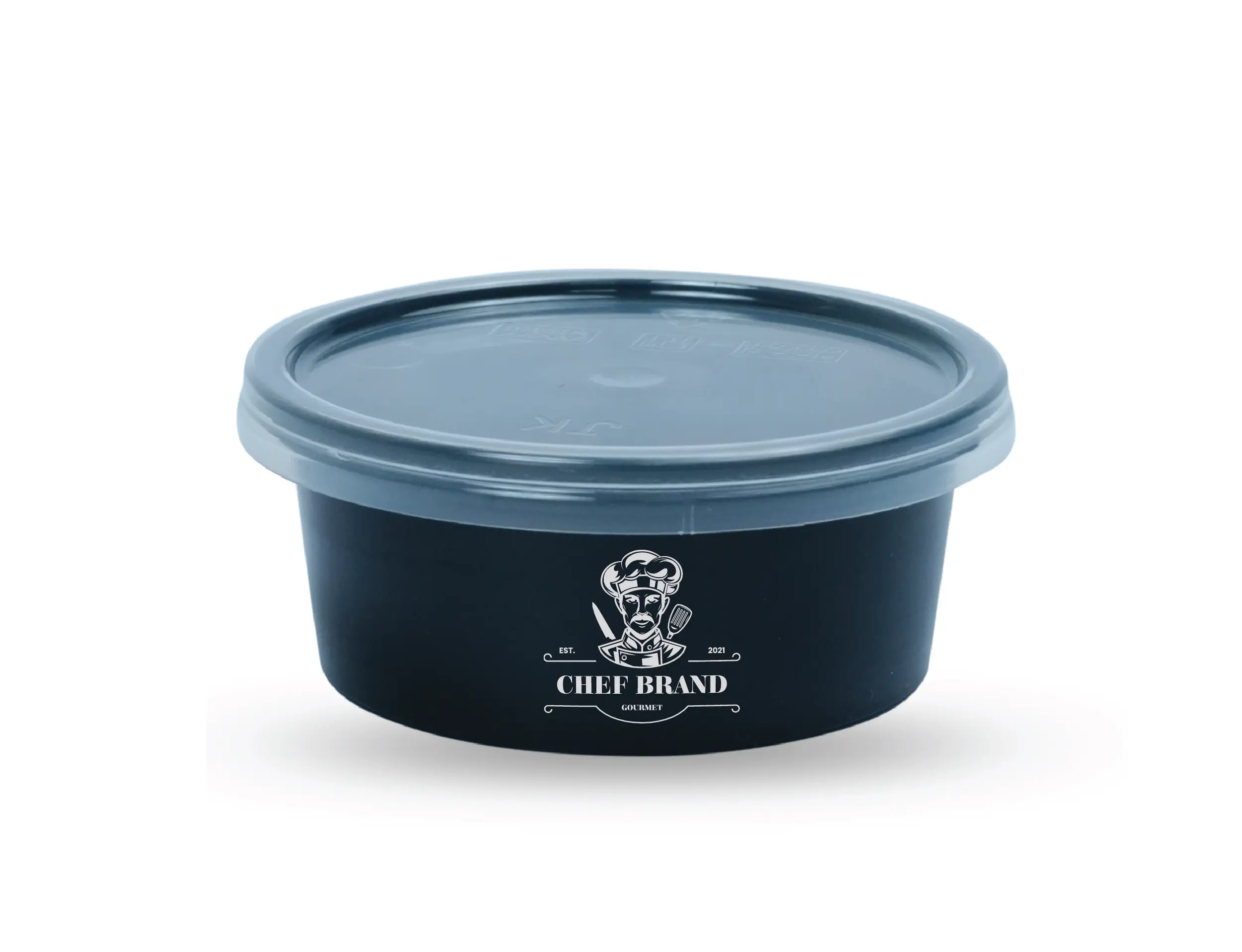 200 Round plastic food container - image 13