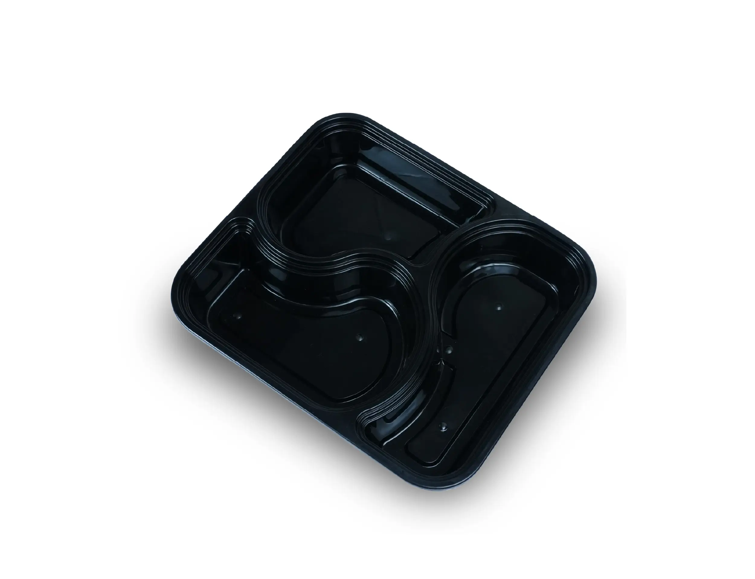 Plastic 3cp Round Thali Meal Tray With Lid - Pack of 200 Pieces - image 7