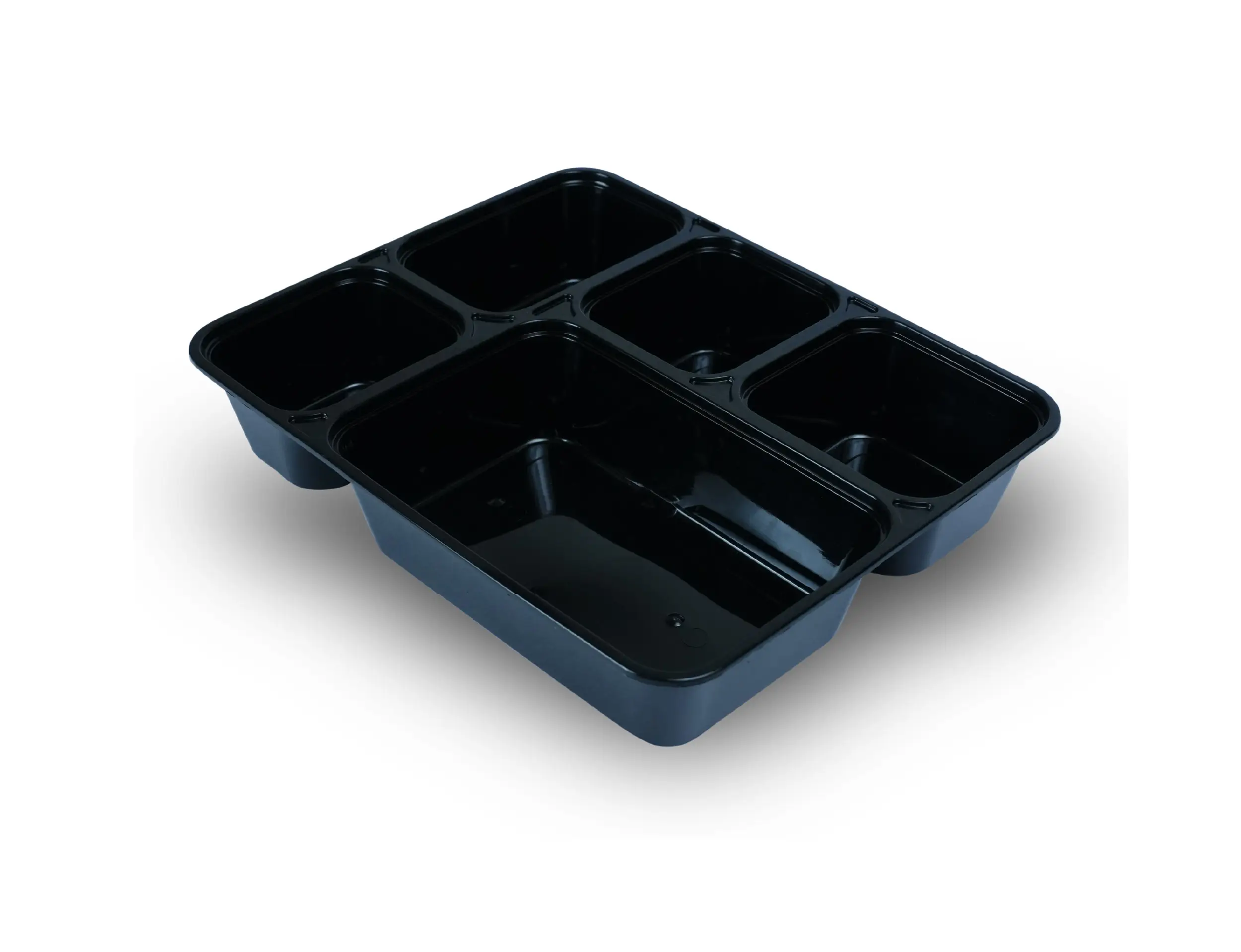 Plastic 5 Compartment Disposable Thali with Lid - Pack of 150 Pieces - image 8