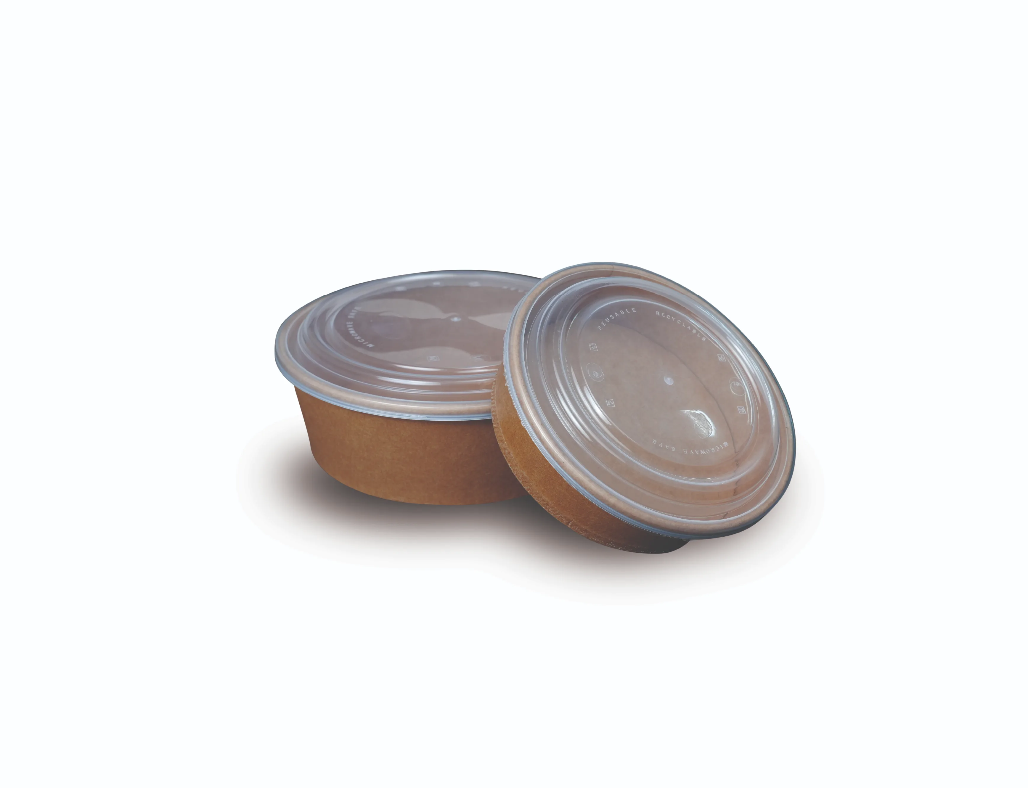 500ml kraft Paper bowl with lid - Pack of 500 pieces - image 19