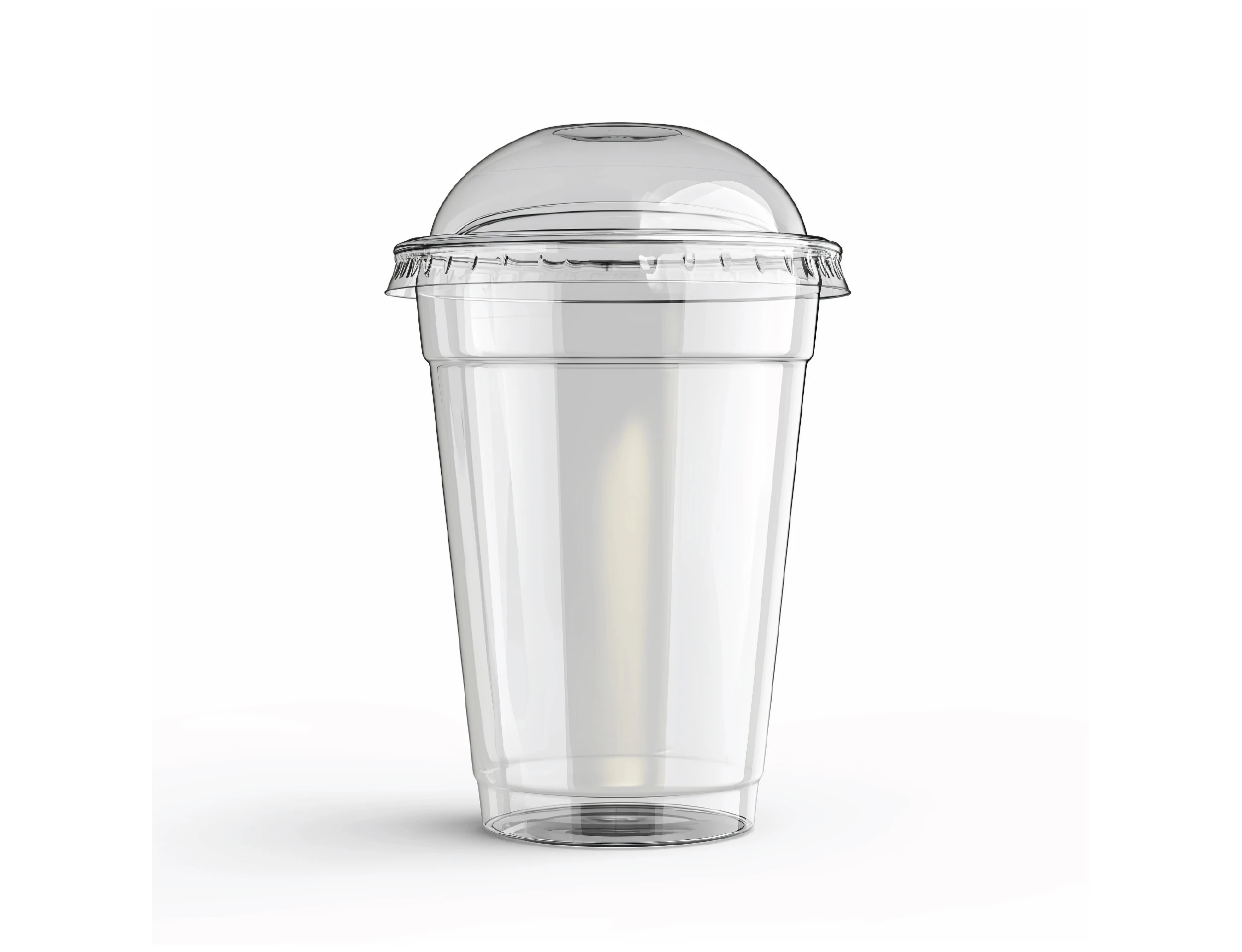 200ml PET Plastic Glass With Dome LID - image 12