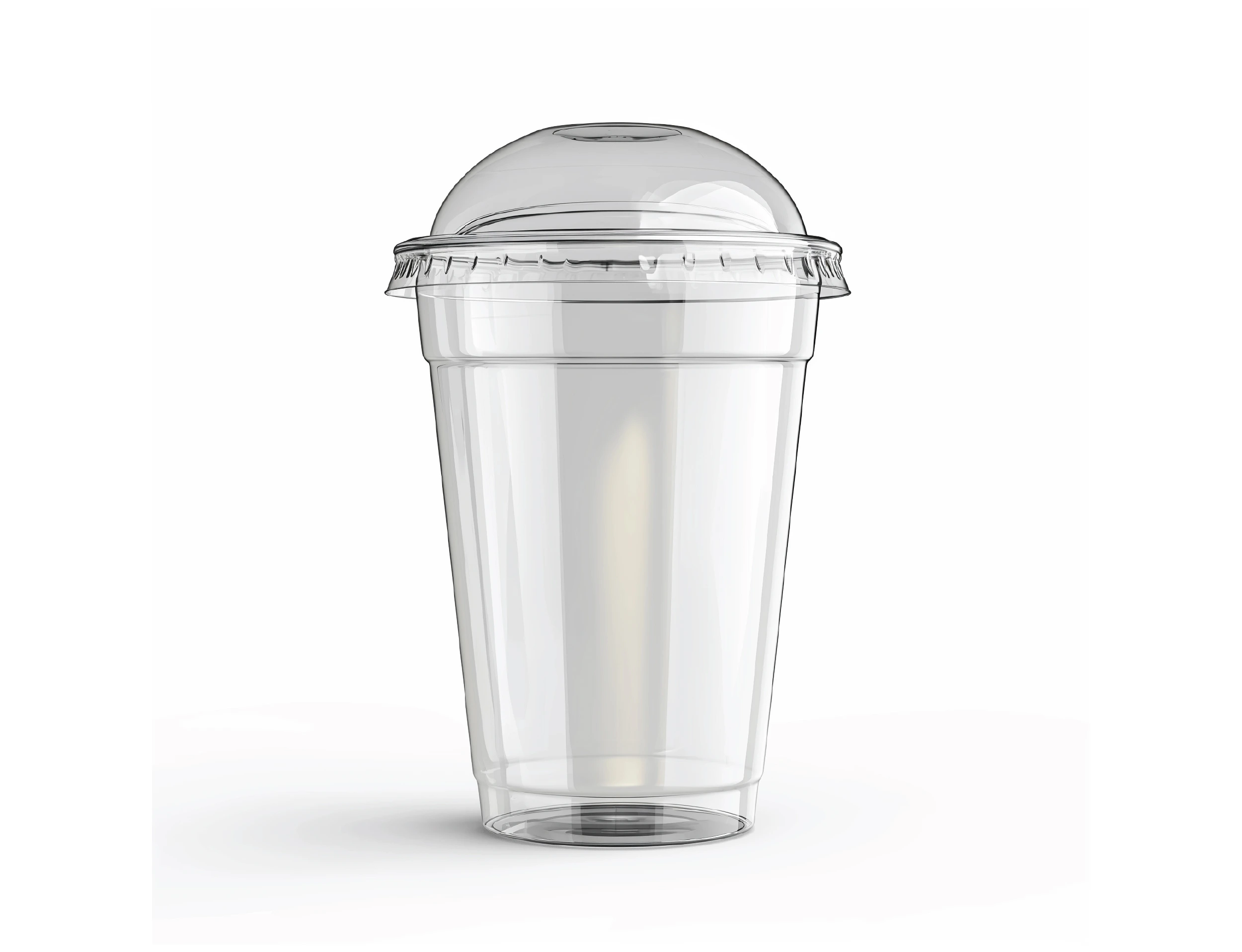 350ml Plastic PET Glass With Lid - image 17