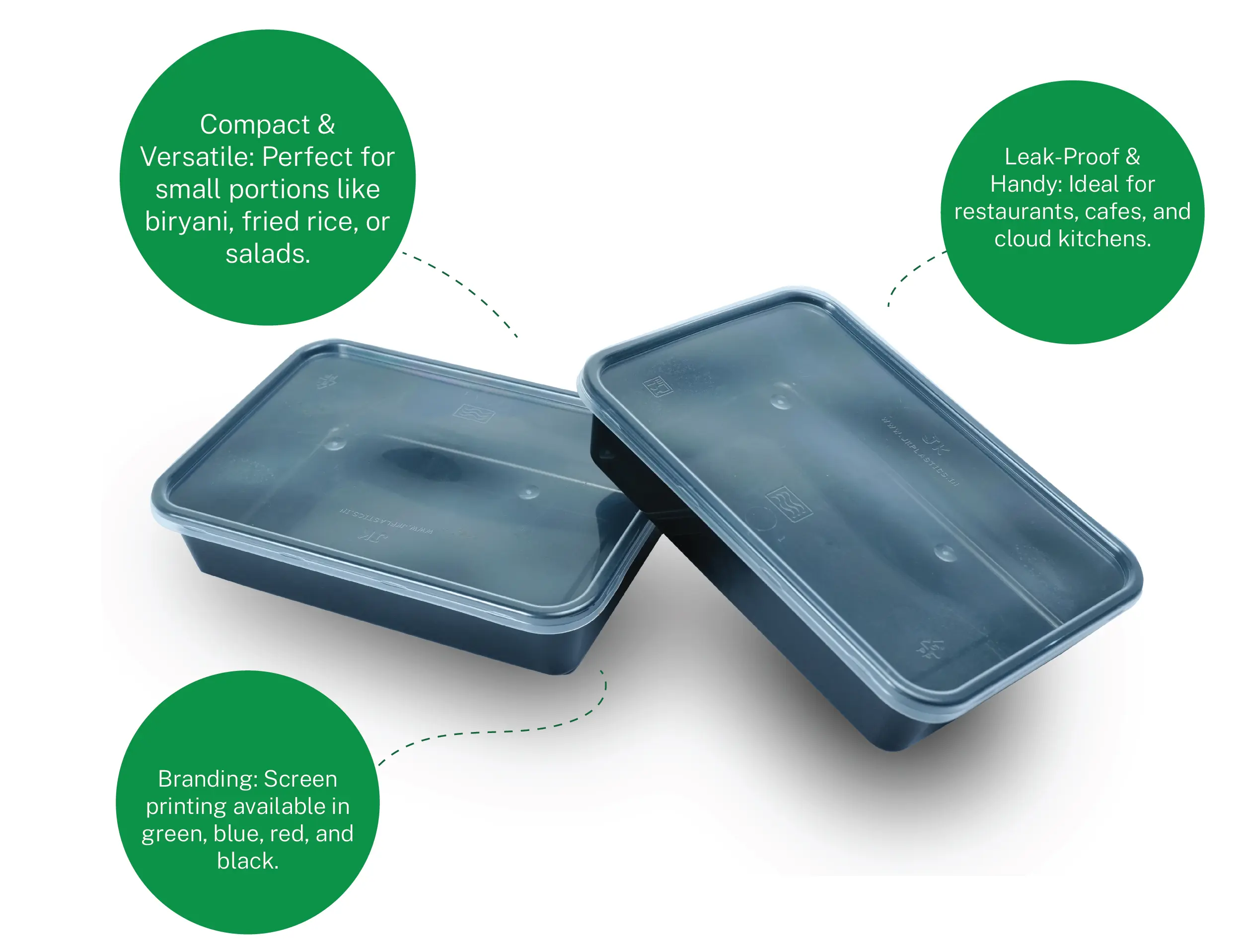 500ml Rectangle Plastic Food container - Pack of 1000 pieces - image 8