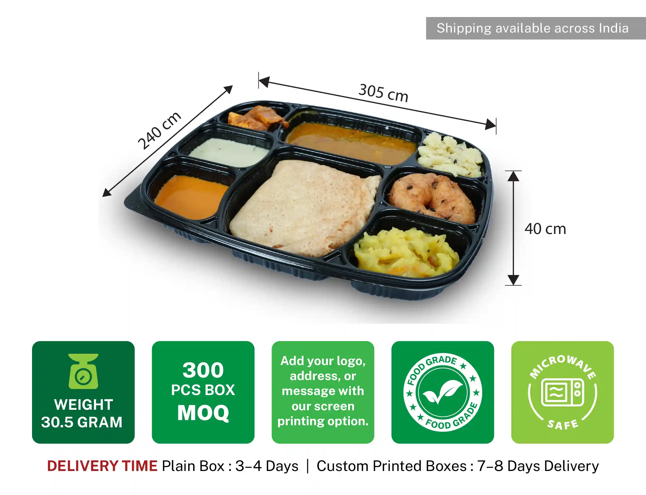 8cp Meal Tray with Lid - Pack of 300 Pieces - image 12