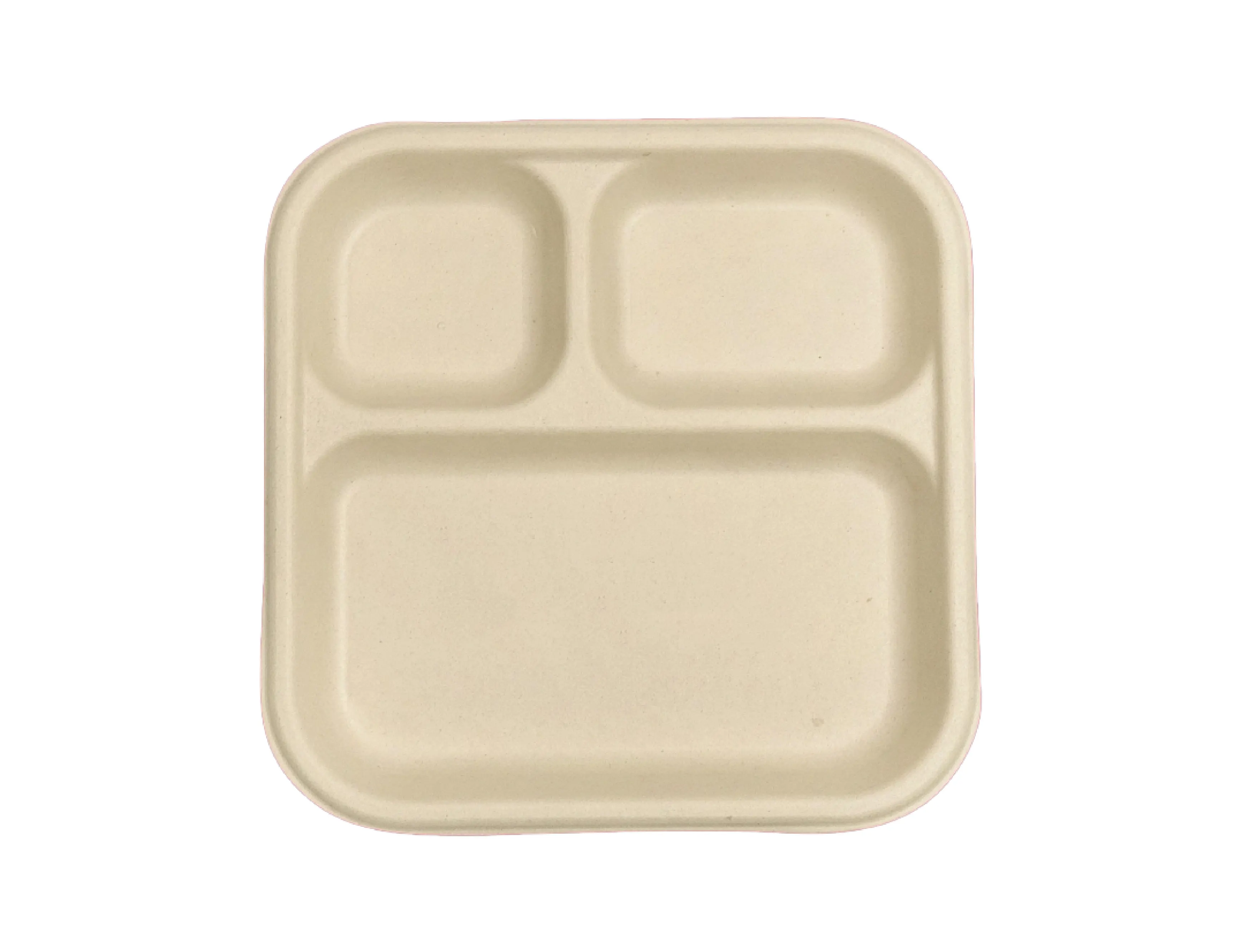 3 Compartment Disposable Meal Plate Regular –  (Pack of 800 pcs) - image 4