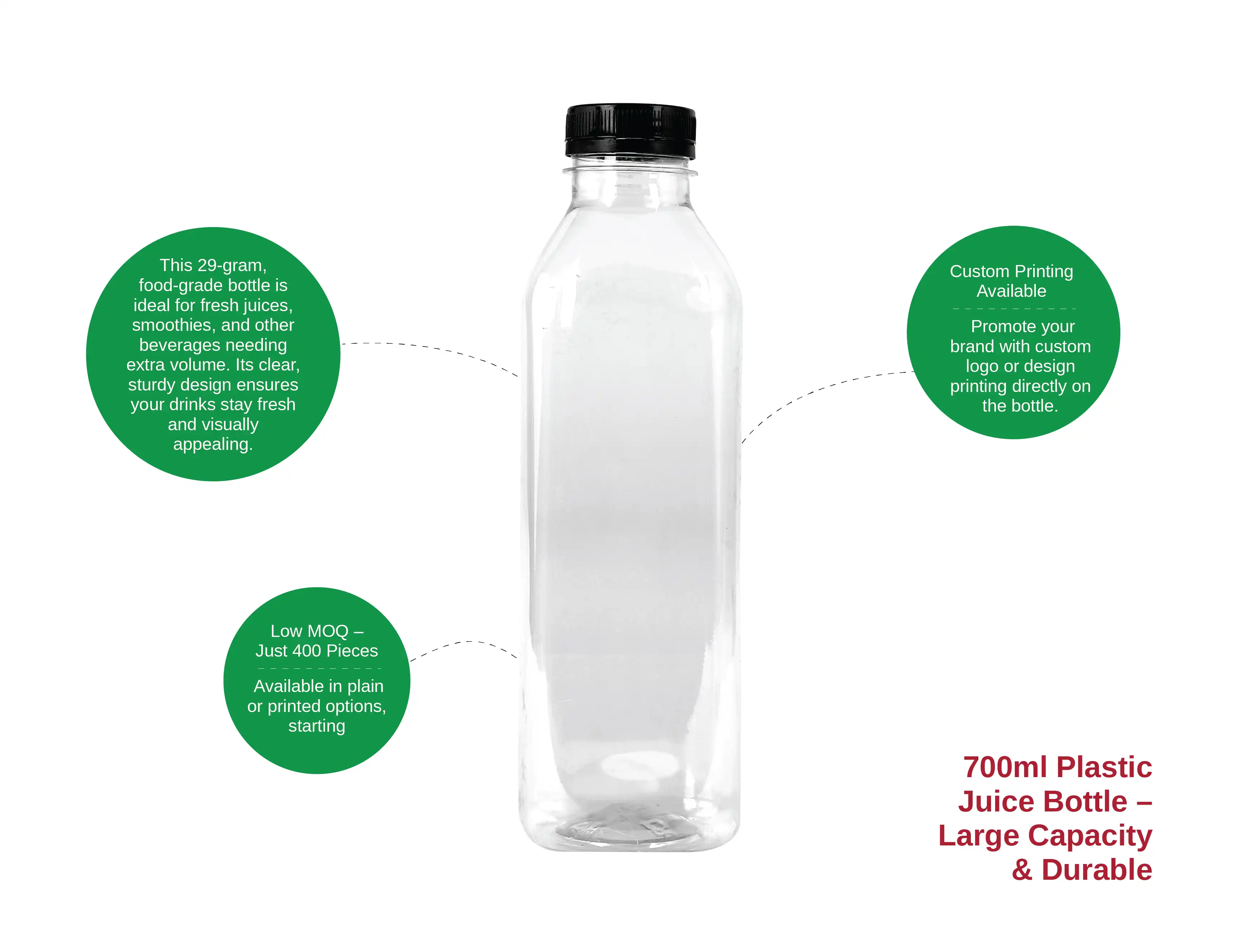 700ml Plastic Juice Bottle - Pack of 800 Piecs - image 2