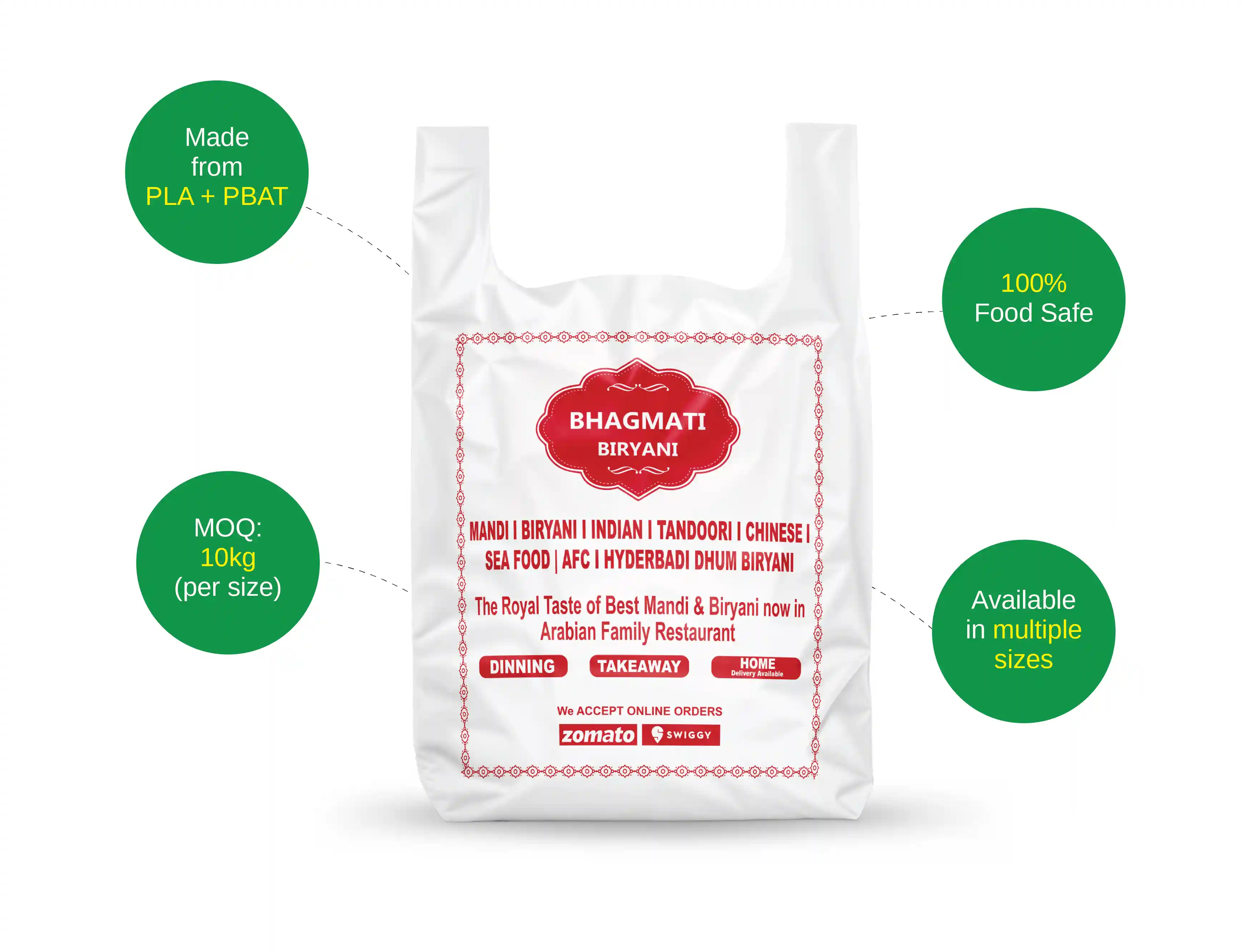 Custom Printed Bio Carry bag - (pack of 30 kg) - image 2