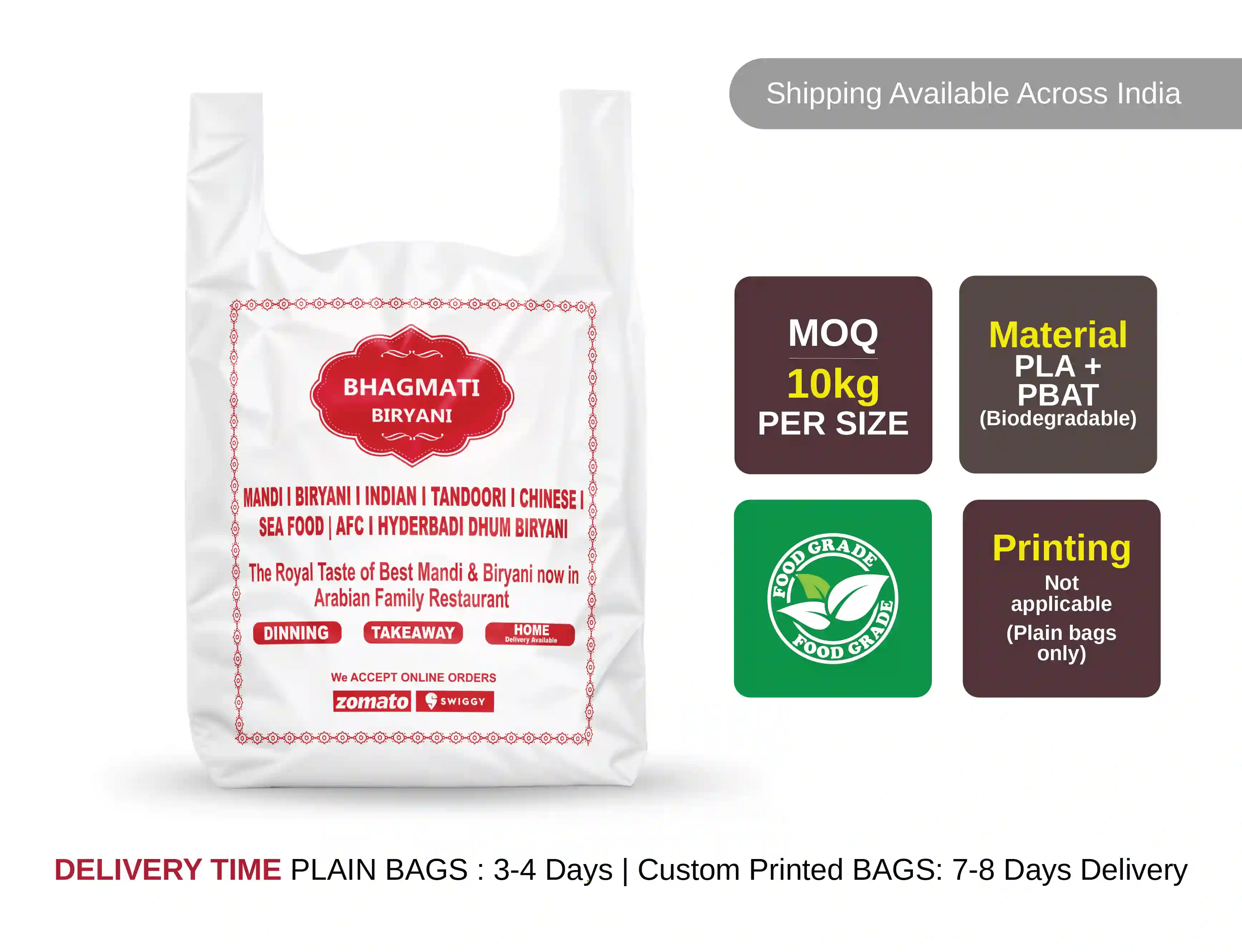 Custom Printed Bio Carry bag - (pack of 30 kg) - image 3