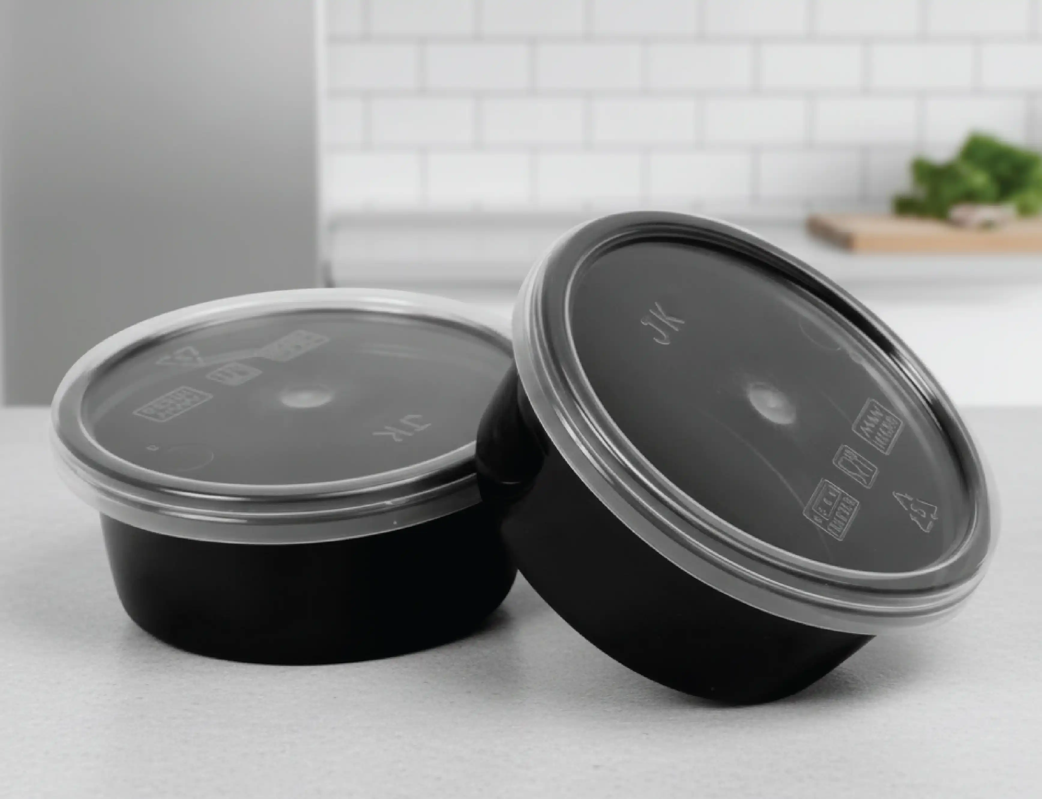 100ml Round Plastic Food Container Compact, Secure, and Reliable - image 4