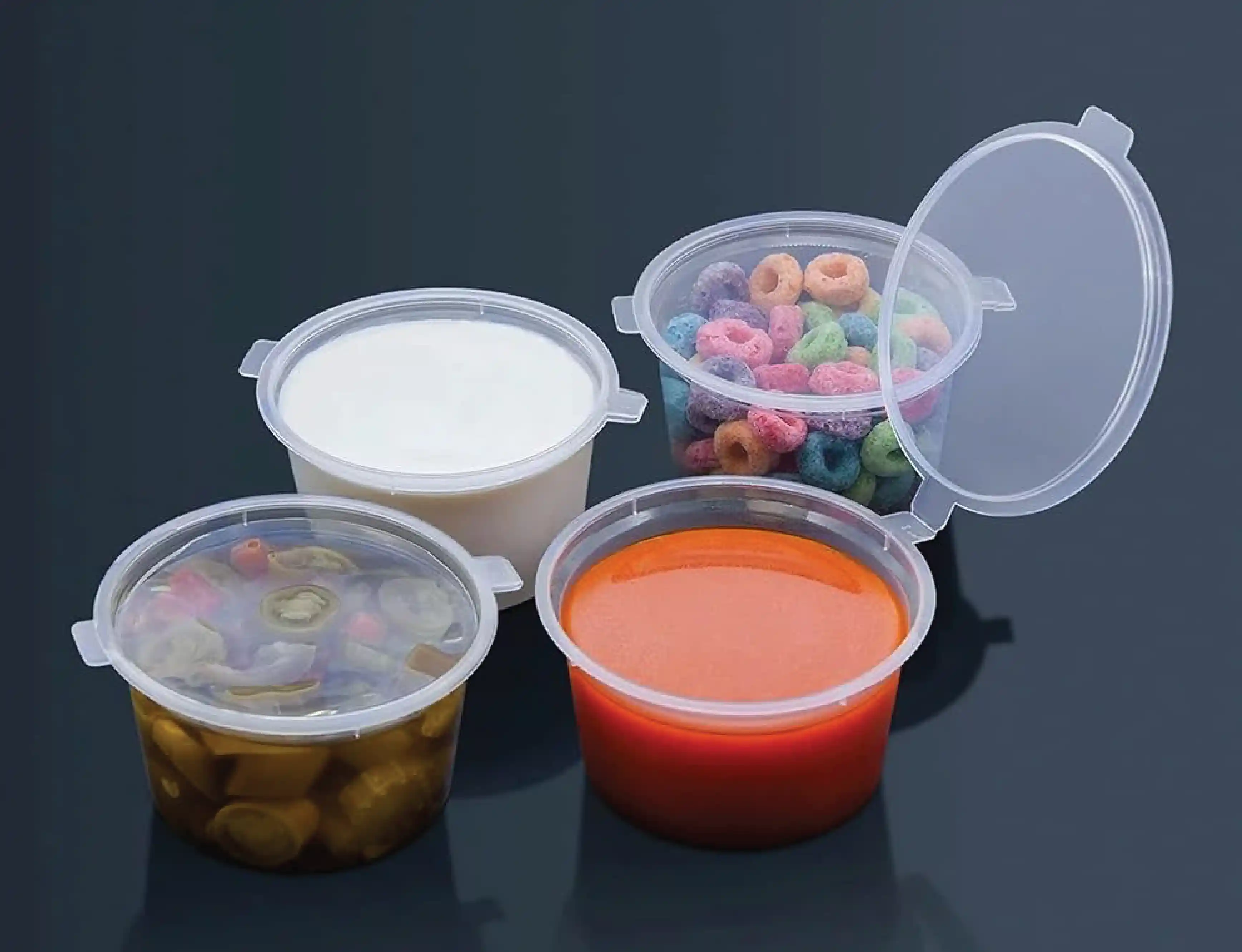 50ml Round Hinged Dip Container - image 5