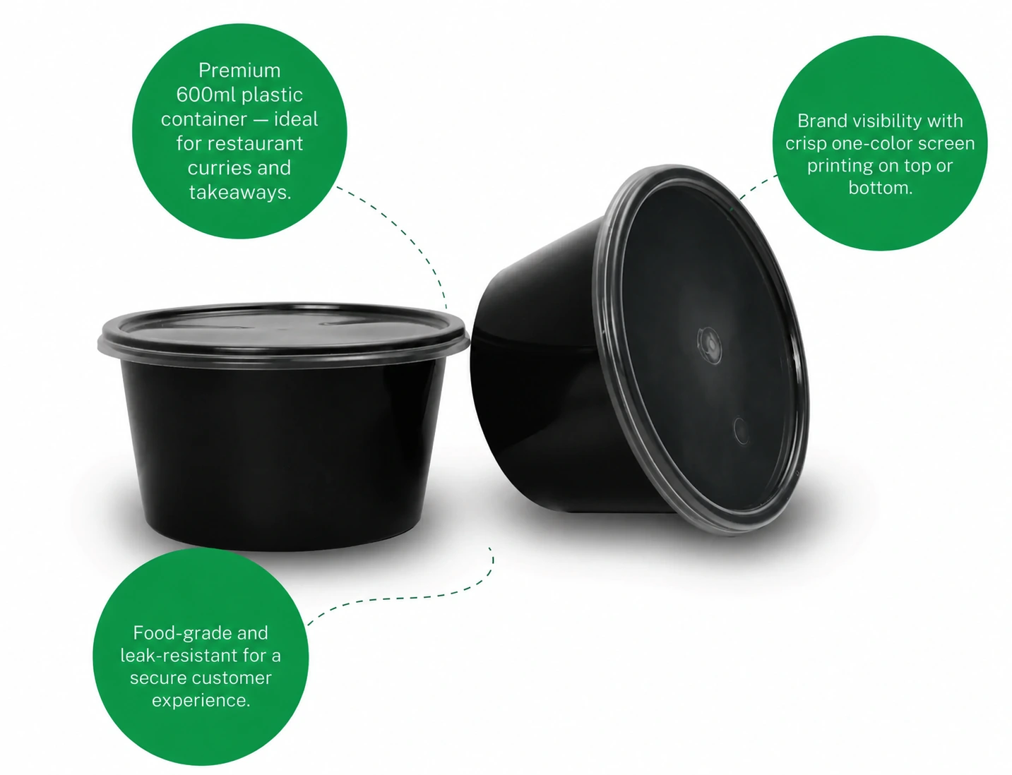 600ml Round Plastic food container - pack of 700 pieces - image 5