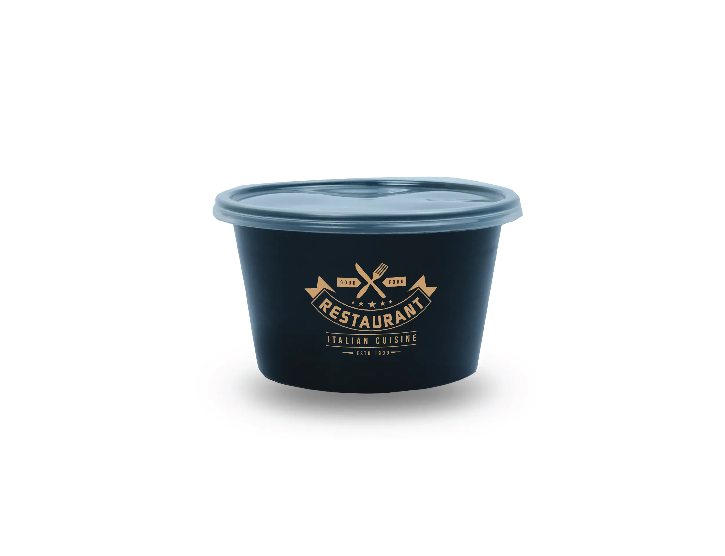 300 Round plastic food container - image 3
