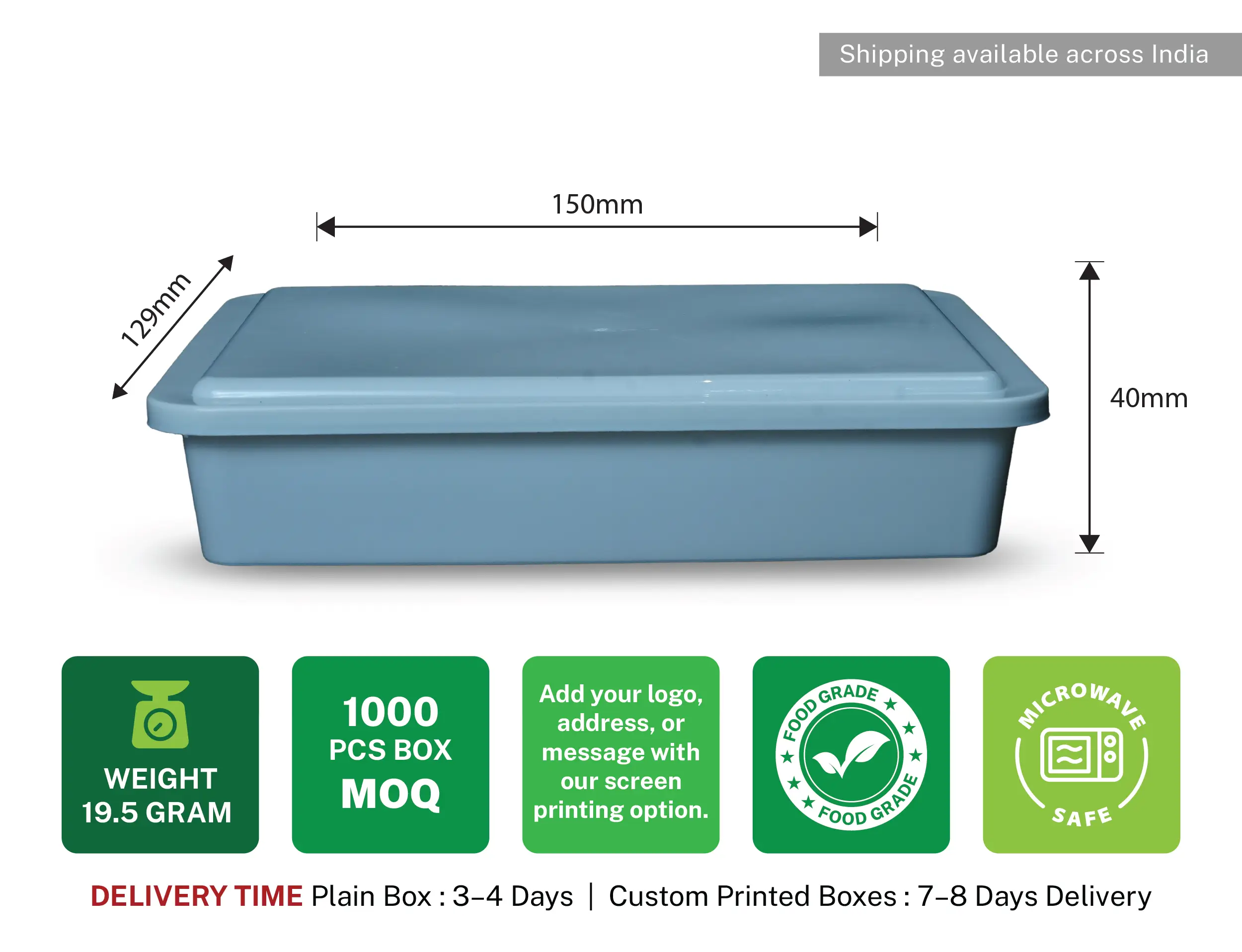 250gram Plastic sweet box - image 6