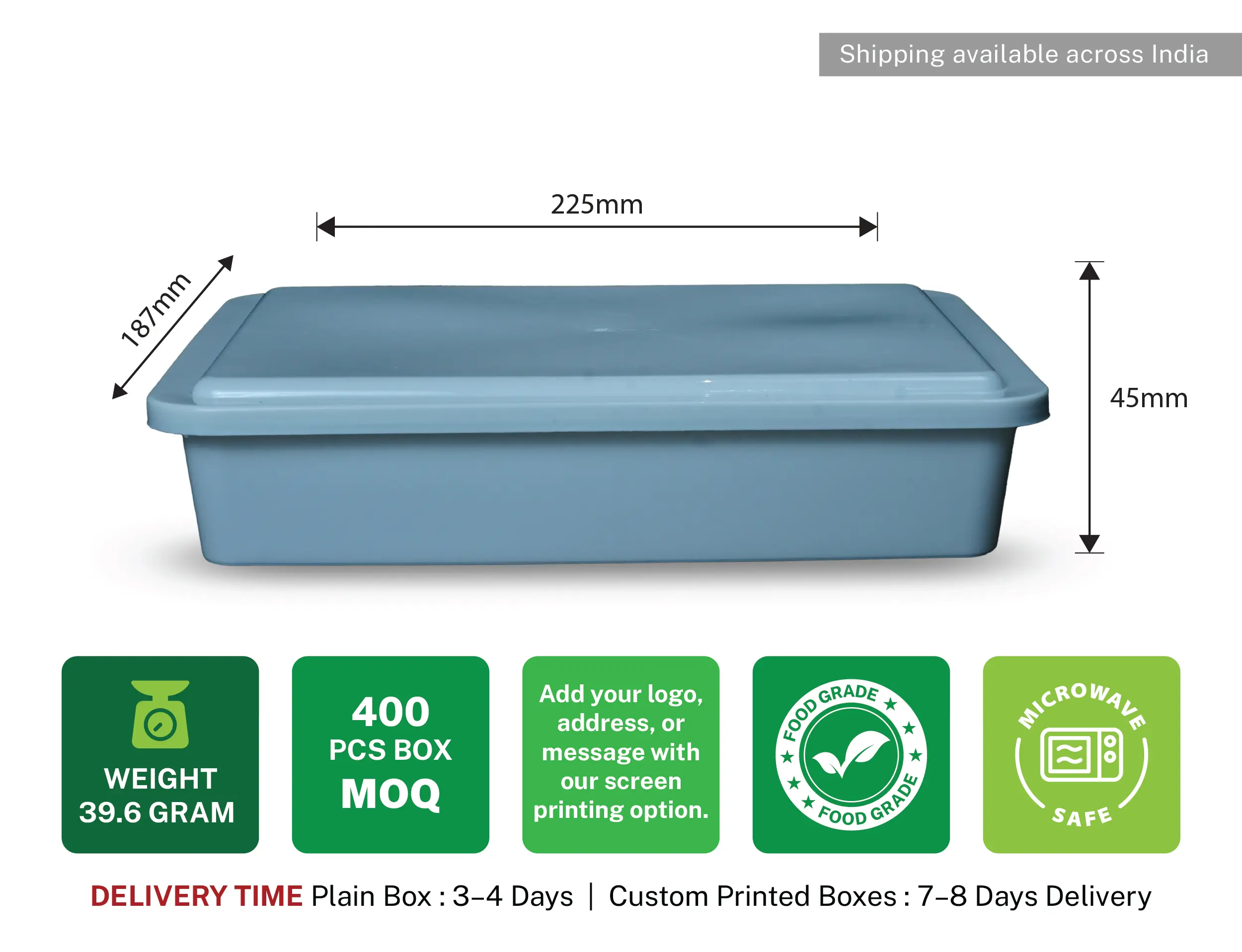 1kg Plastic sweet box - pack of 400 pieces - image 6