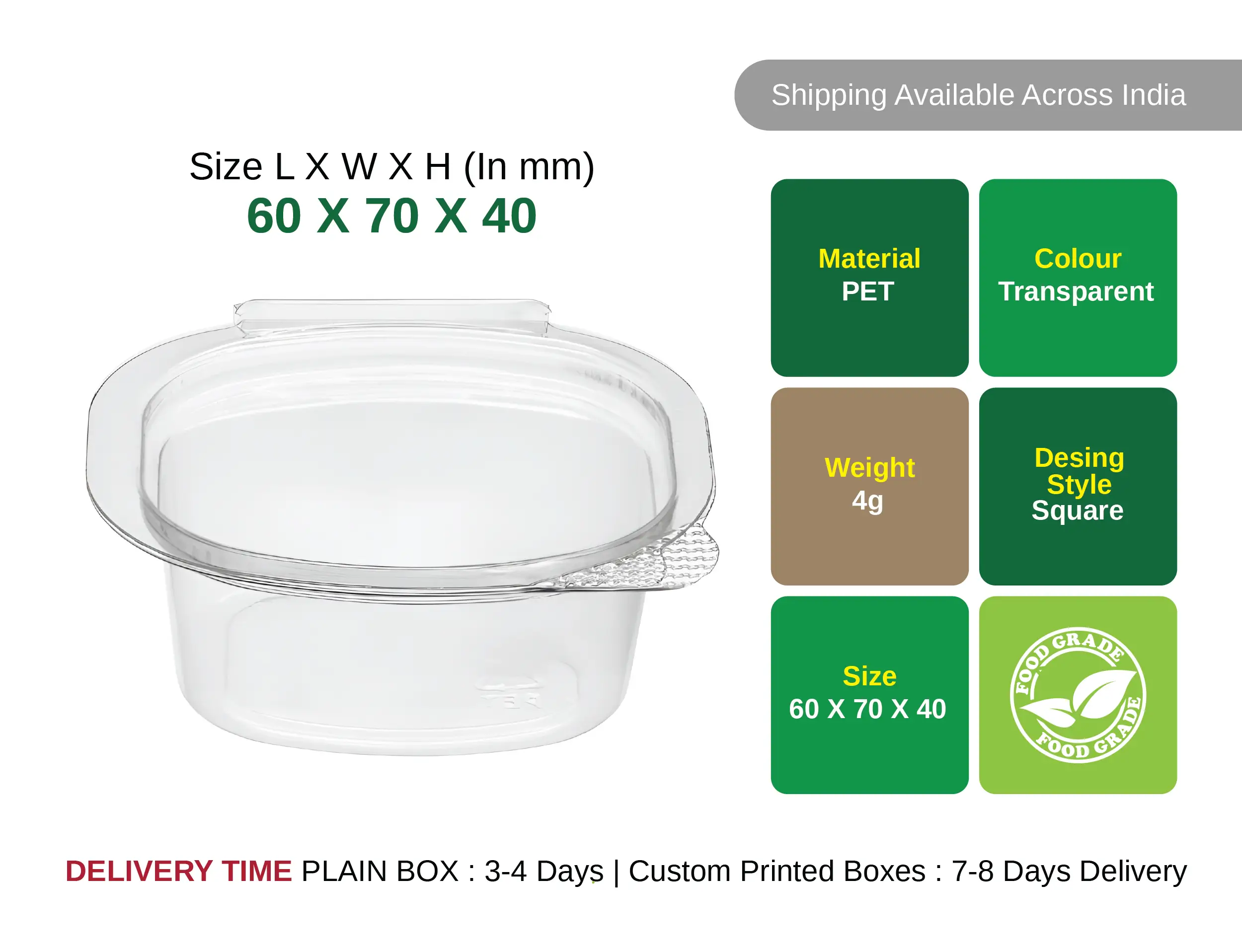 70ml PET Sauce Container - image 3