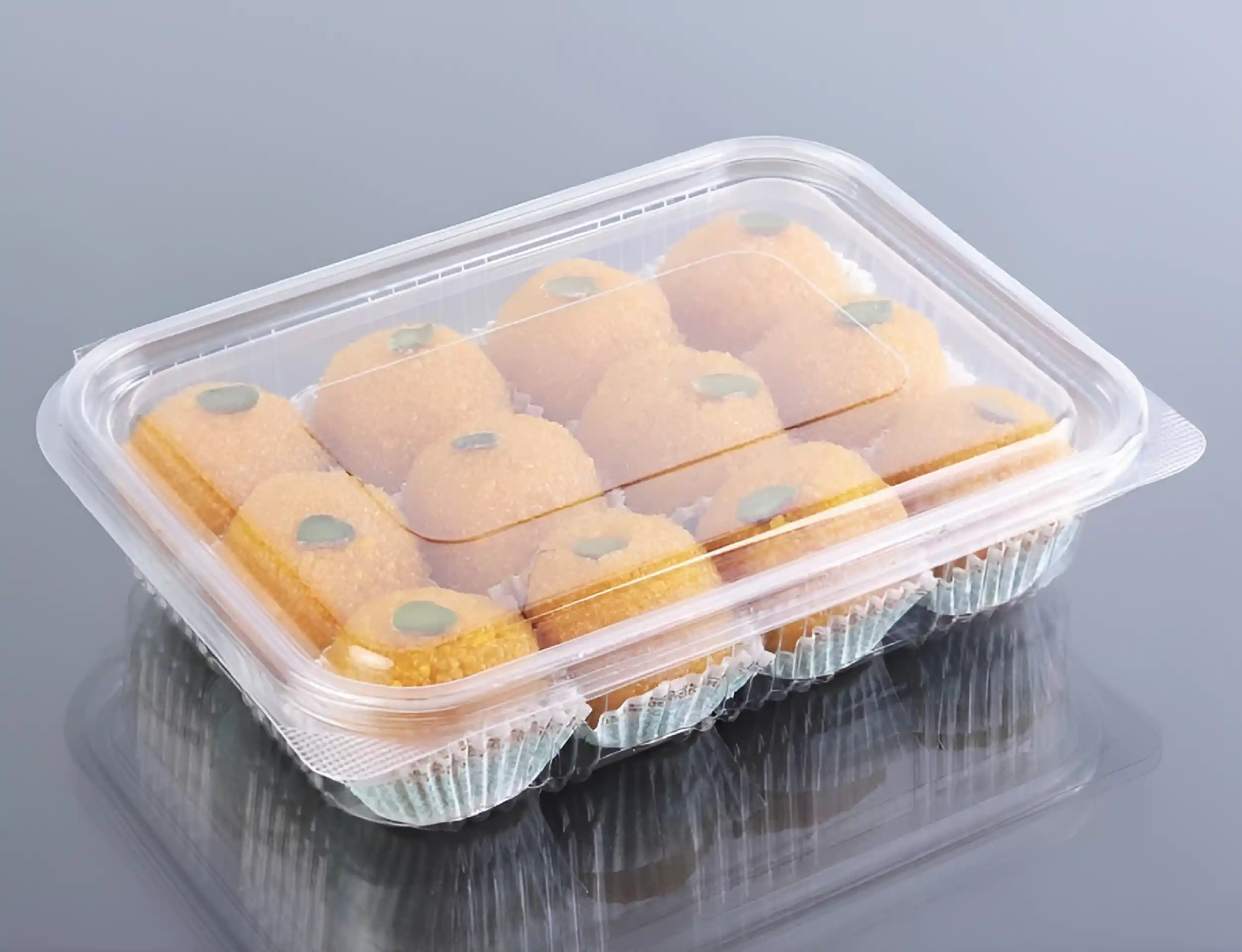 1250ml PET Hinged Rectangular Container - image 4