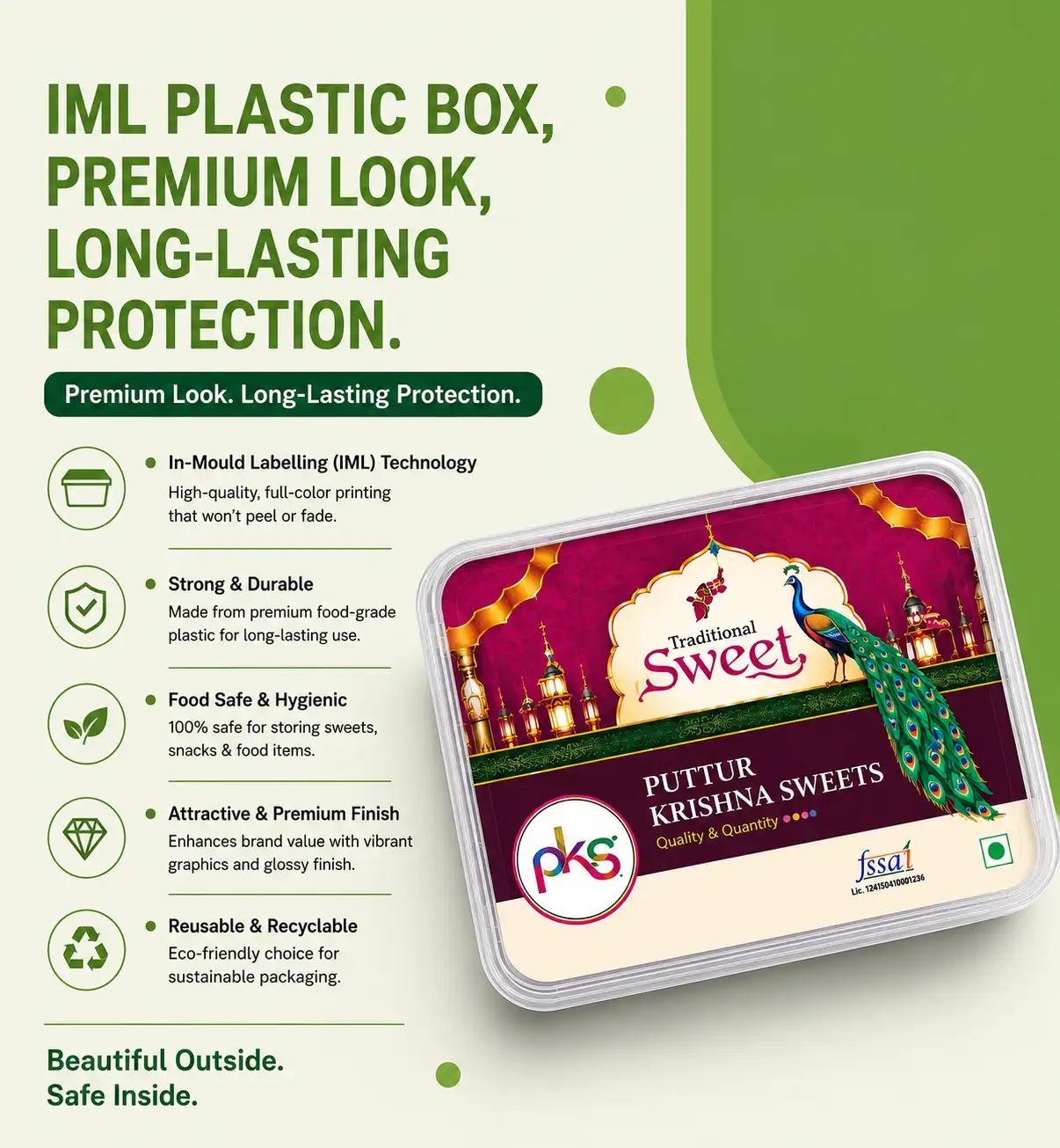IML PLastic Sweet box Mobile Banner