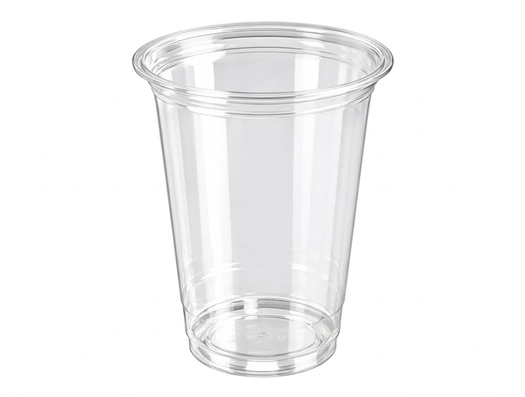 200ml PET Plastic Glass With Dome LID