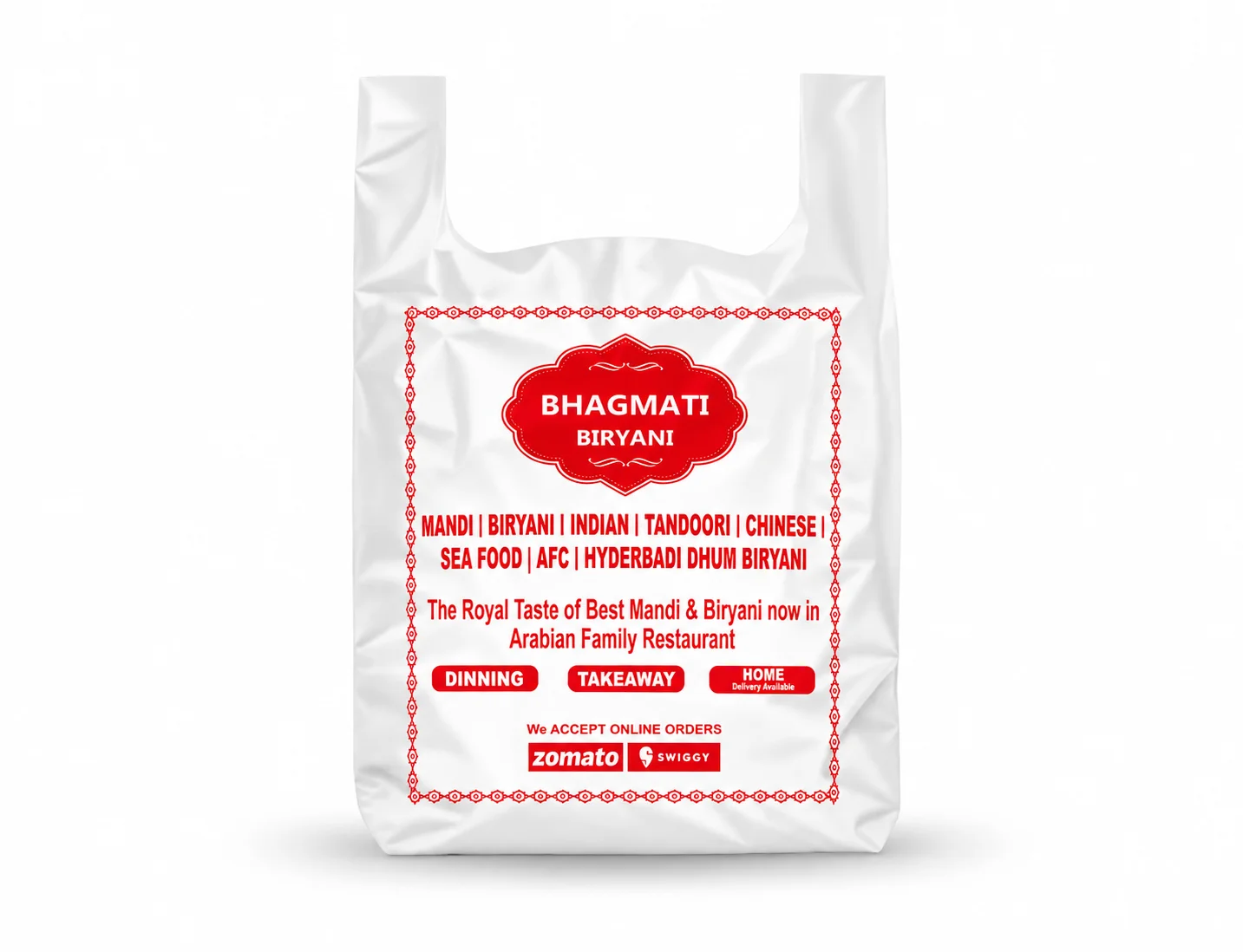 Custom Printed Bio Carry bag - (pack of 30 kg)