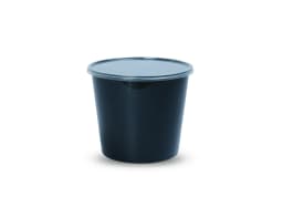 2000ml Round Plastic Food container - Pack of 160 Pieces