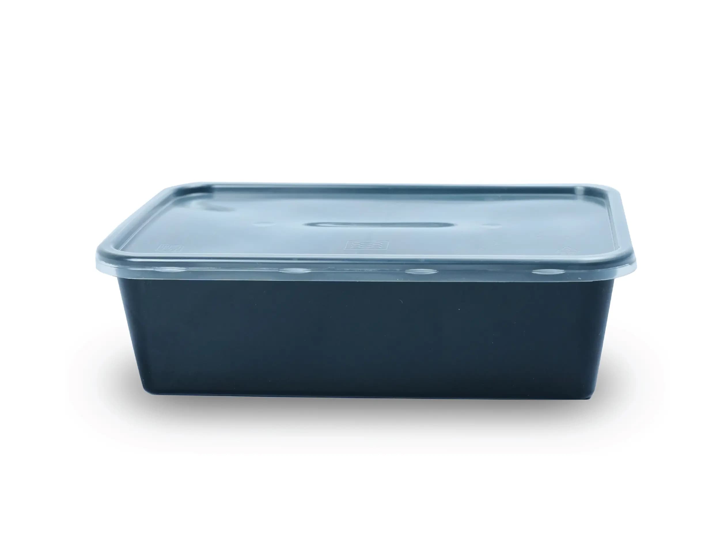 1000ml Rectangle Plastic Food Container - Pack of 1000 Pieces