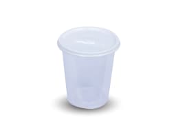300ml Plastic Glass With Lid - Pack of 1600 Pieces