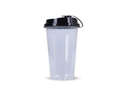 250ml Plastic Sipper Glass with Lid - Pack of 1000 Pieces