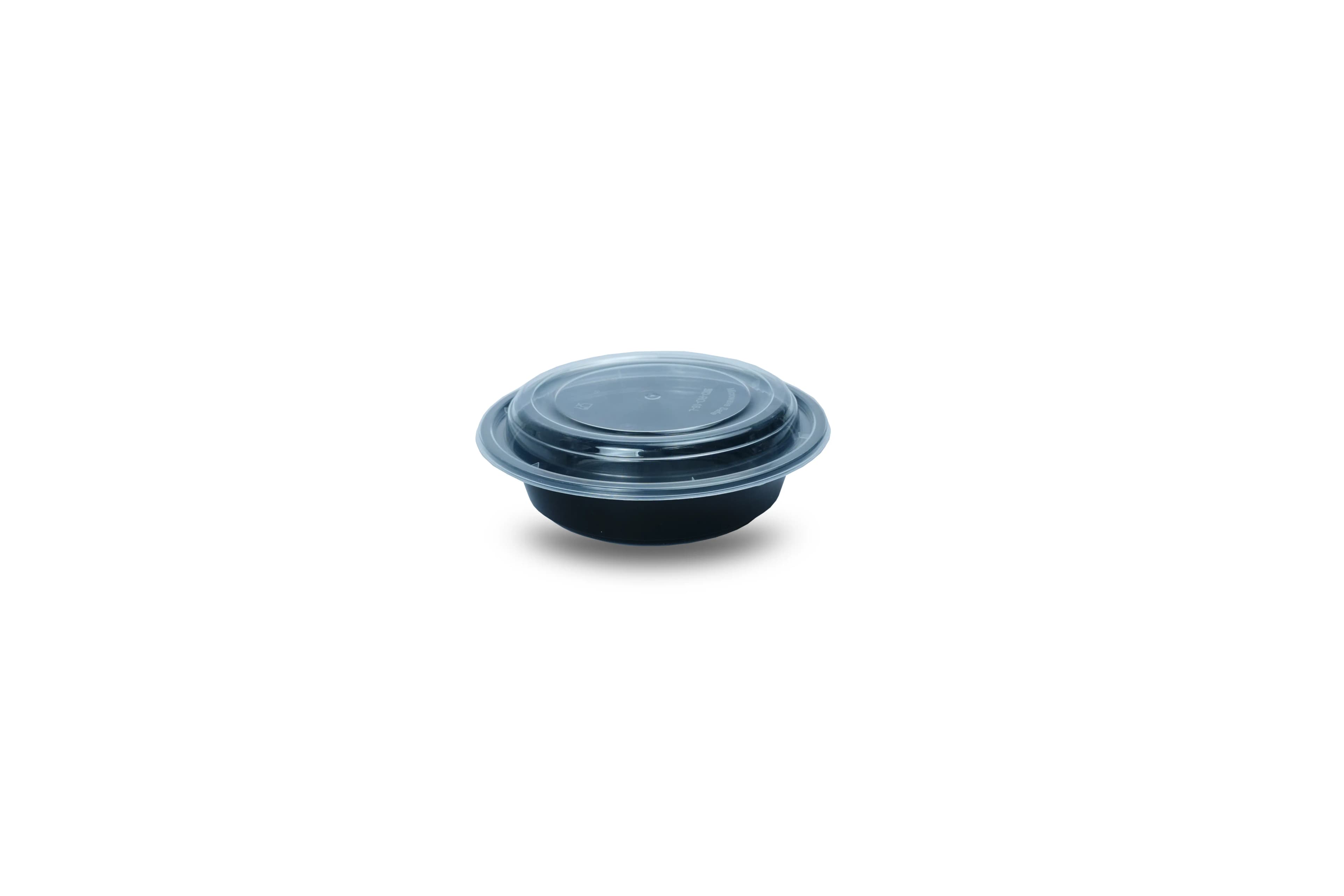 RO10 300ml Round Plastic Container with Dome Lid - Pack of 1000 Pieces