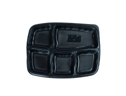 5cp Meal Tray With lid - Pack of 400 Pieces