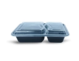 2cp Meal Tray with Dome Lid  850ml - Pack of 300 pieces