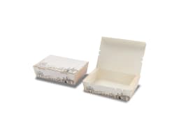 250ml White Paper Meal box  - Pack of 1000 Pieces