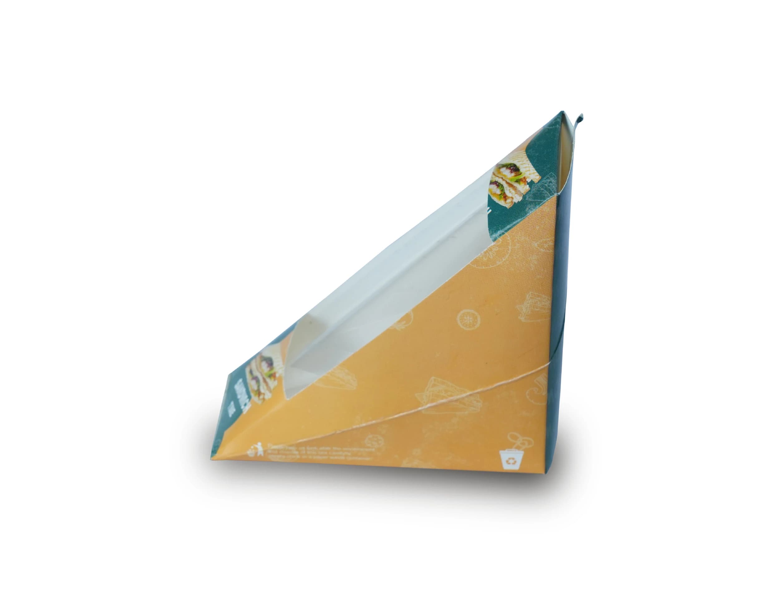 Large Triangle Sandwich Packaging - pack of 400 pieces