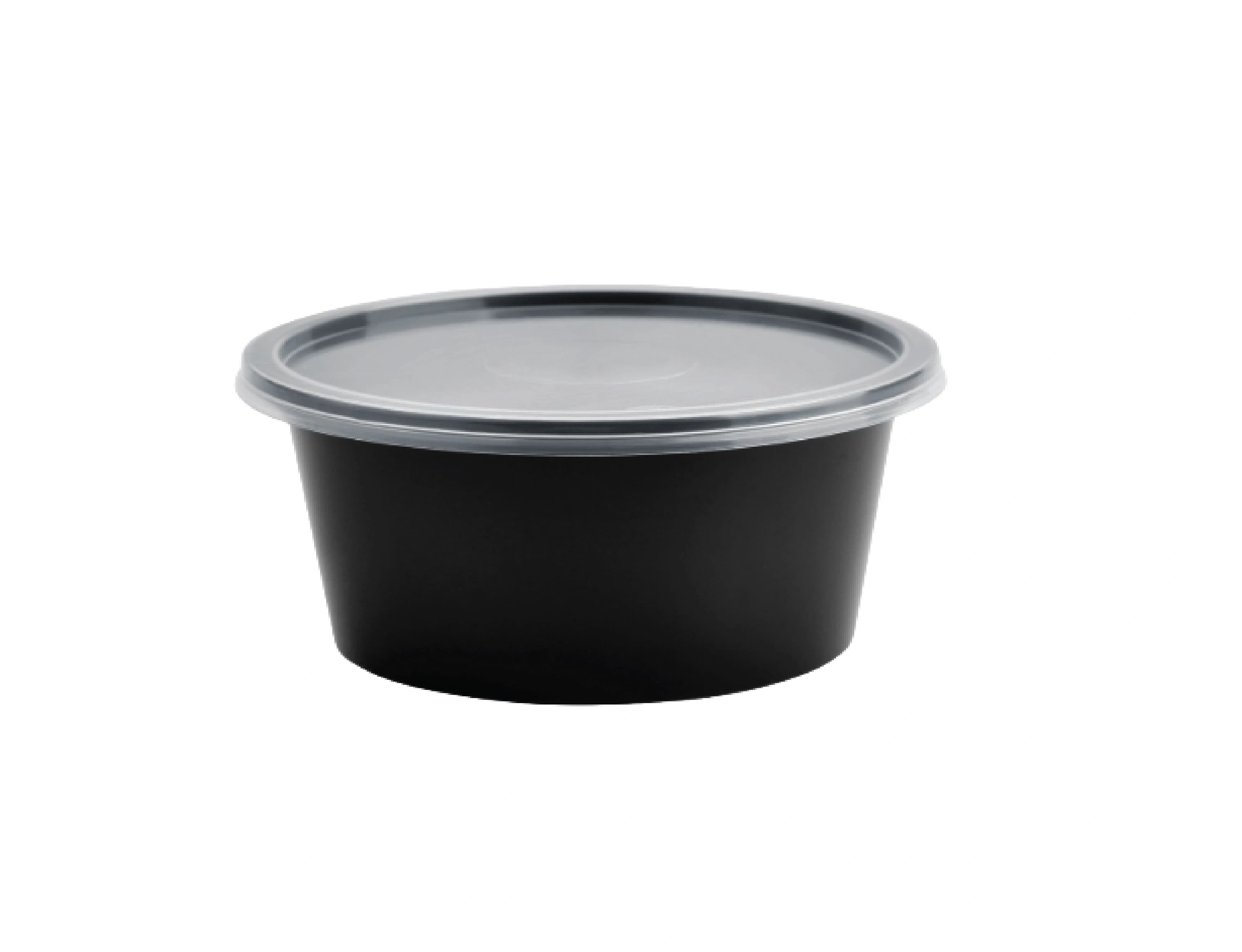 50ml Round Plastic Food Container With Lid for Sauces