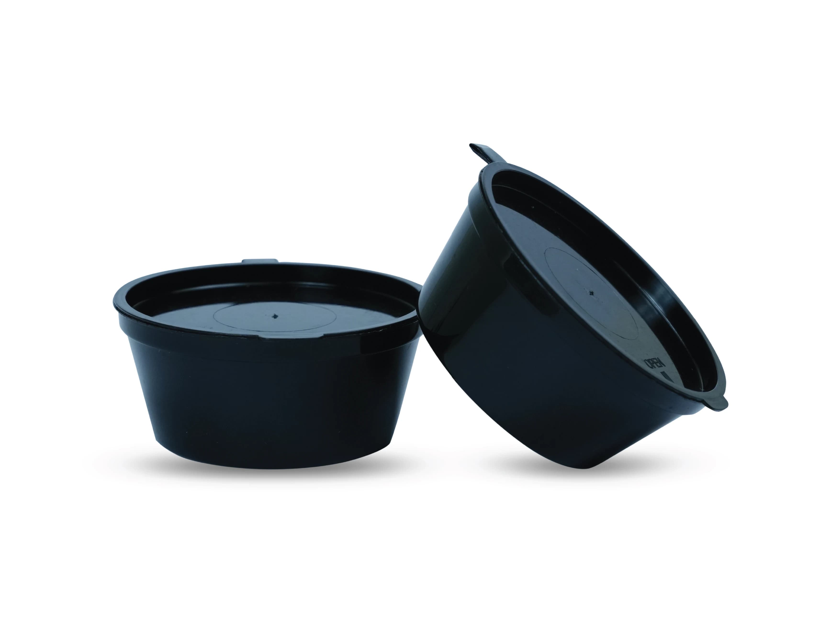 50ml Round Hinged Dip Container