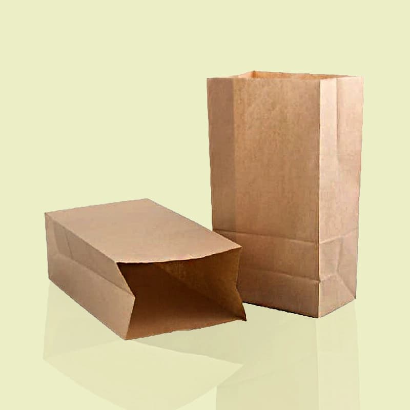 Paper bag without handle