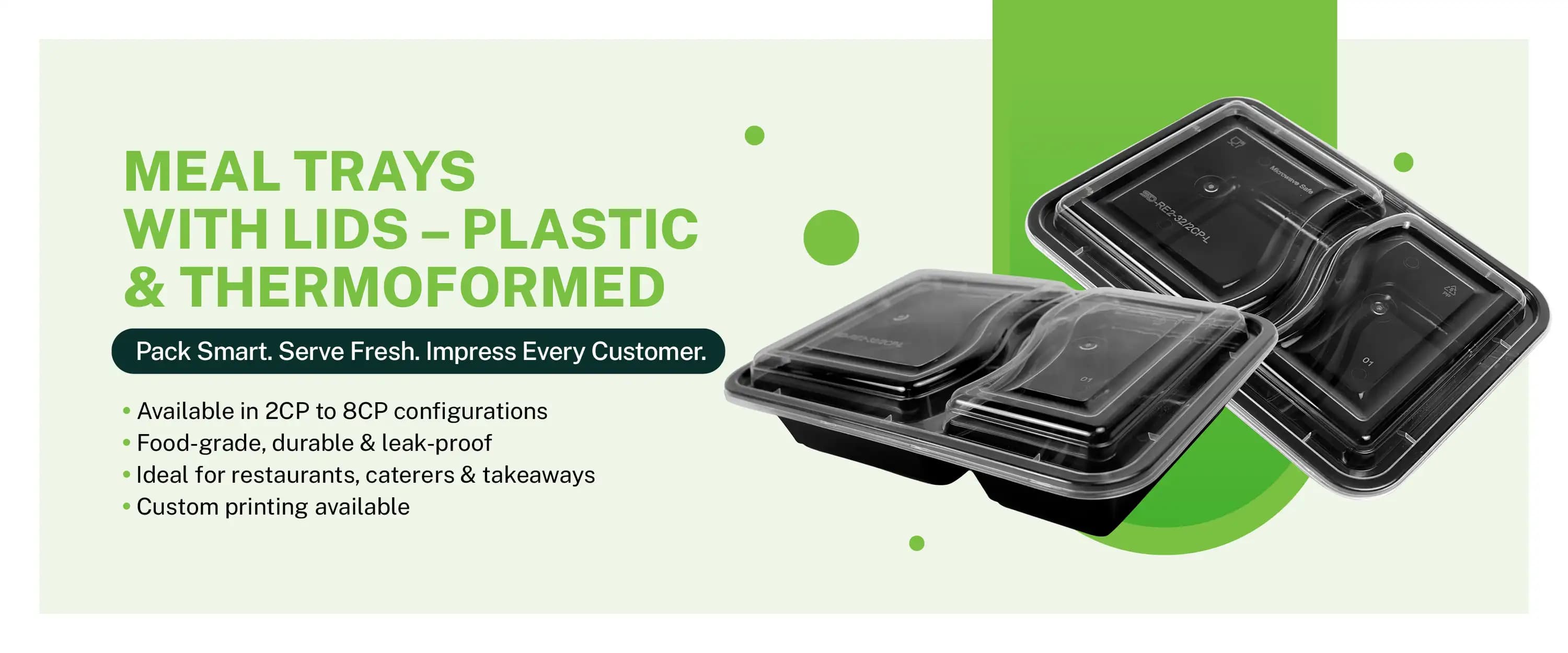 Meal tray Desktop Banner