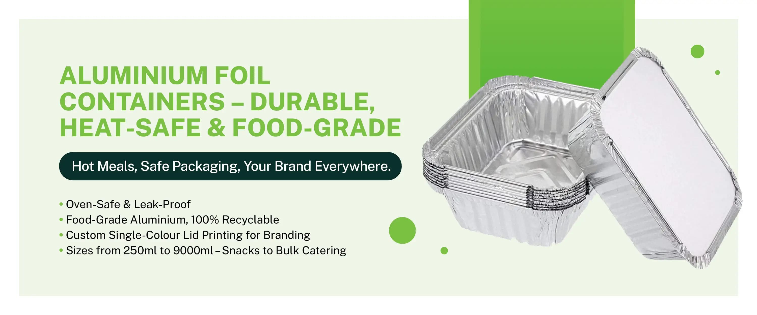 Aluminium Foil Containers Desktop Banner