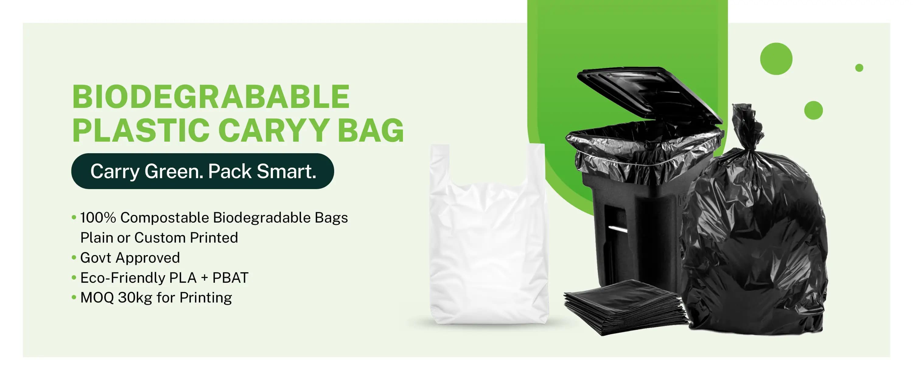 compostable garbage bag Desktop Banner