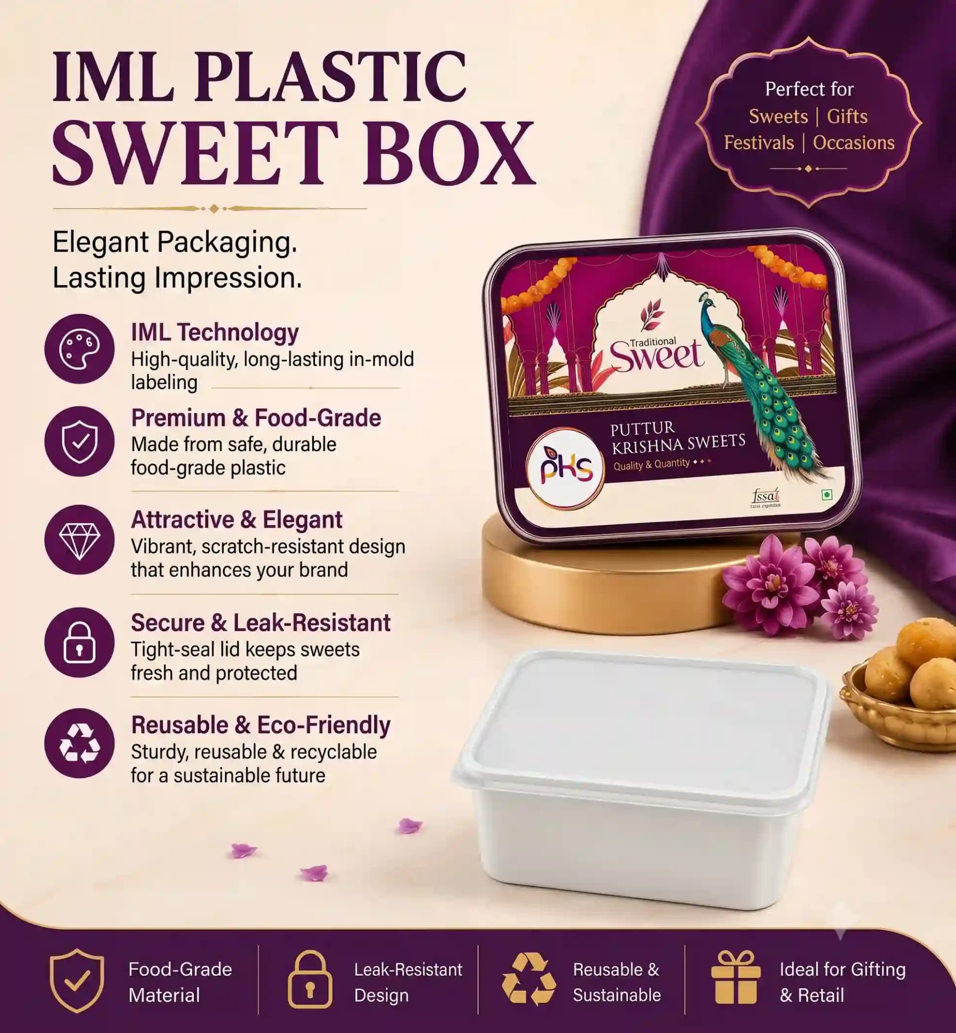 IML PLastic Sweet box Mobile Banner