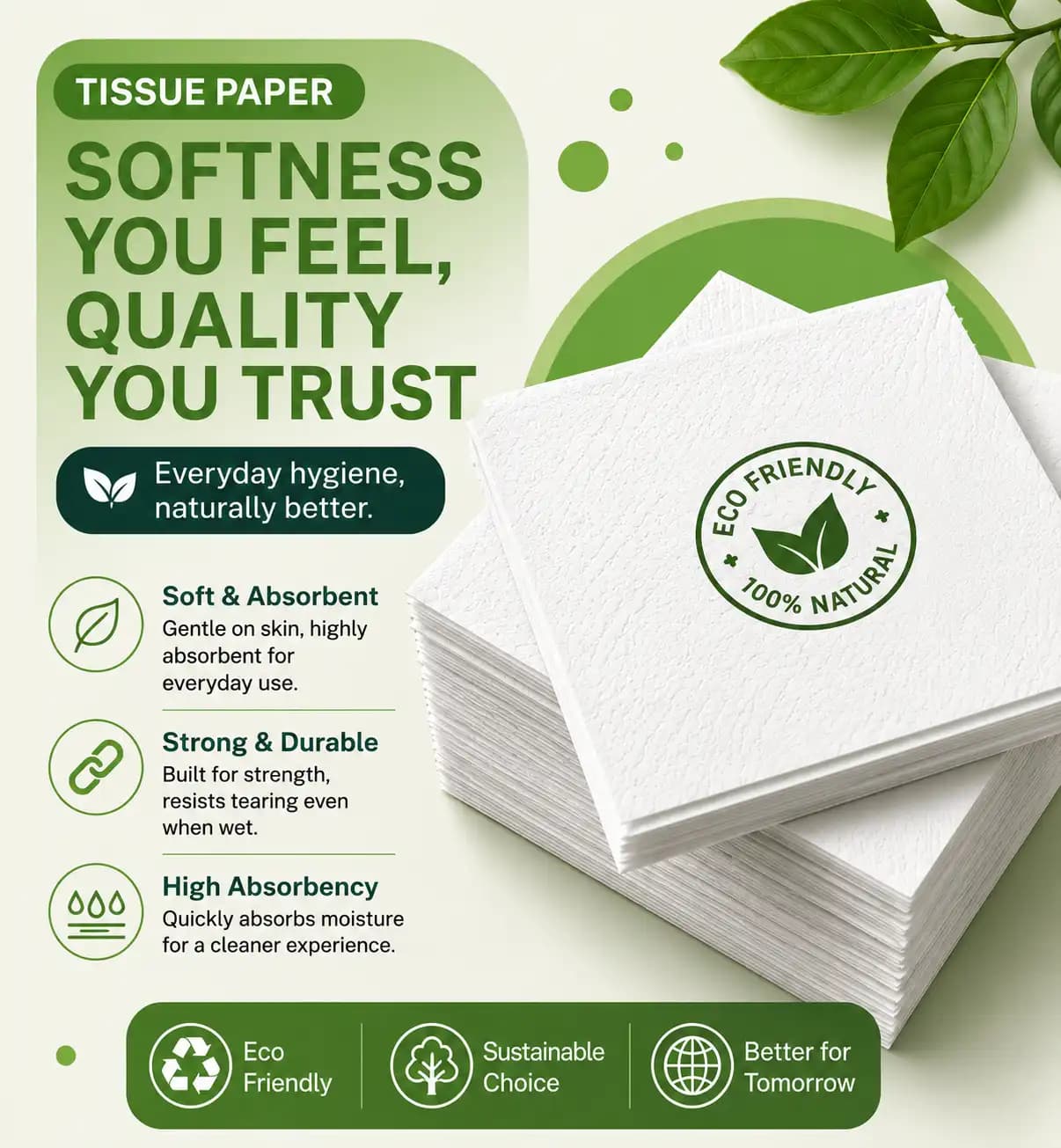 Tissues and Napkins Mobile Banner