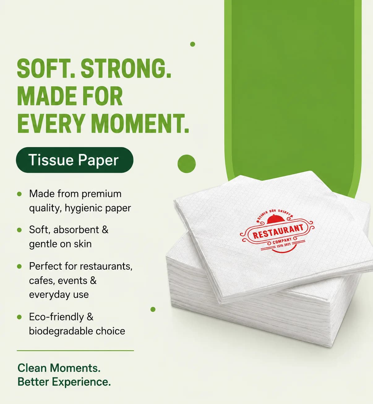 Tissues and Napkins Mobile Banner
