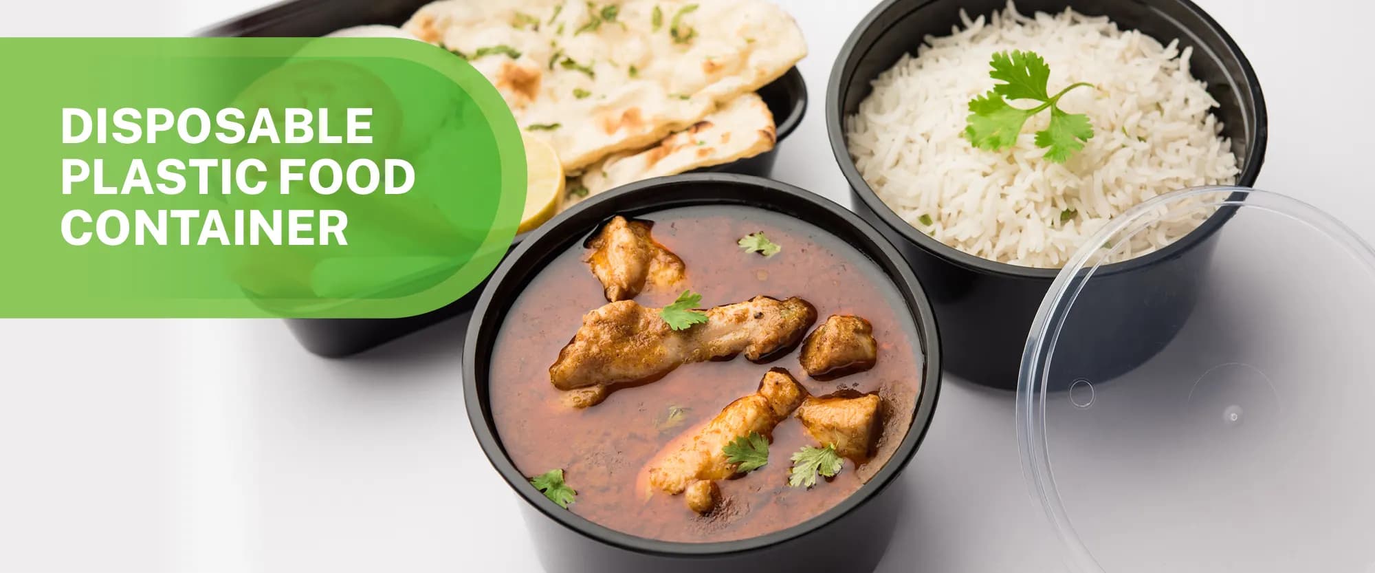 Plastic Food Container Desktop Banner