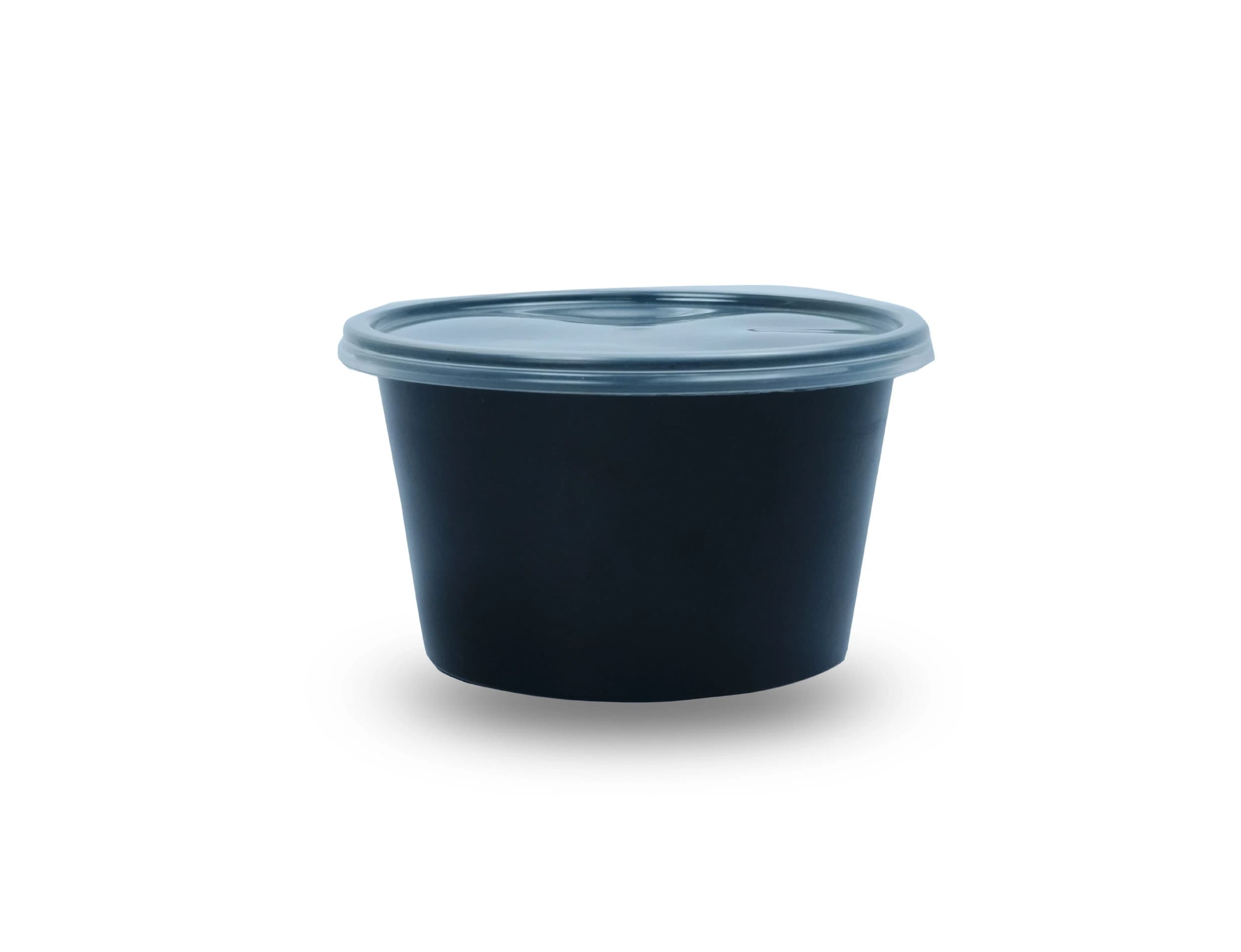 500ml Round Plastic Food Container - Pack of 1000 pieces