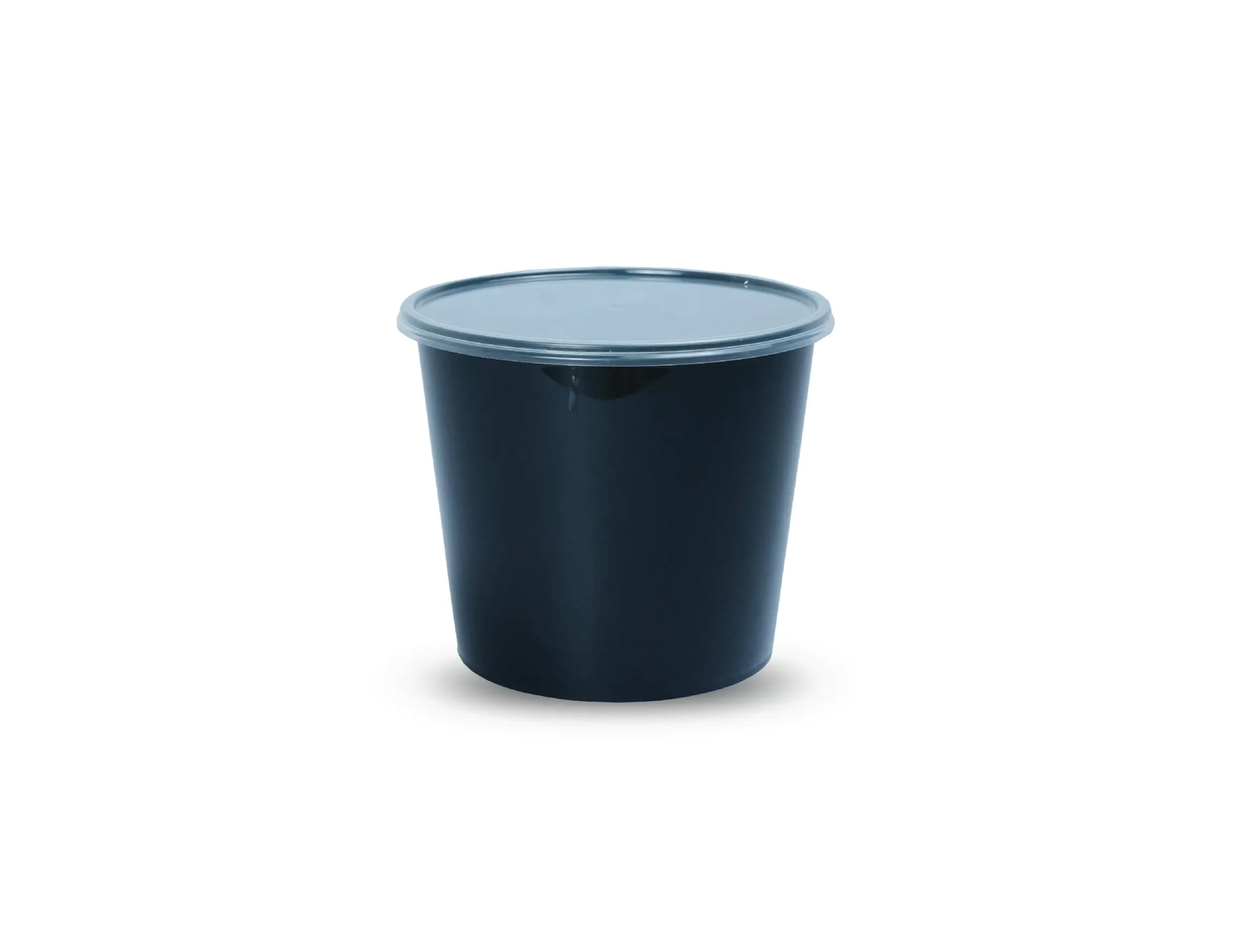 1500ml Round Plastic Food Container - Pack of 450 Pieces