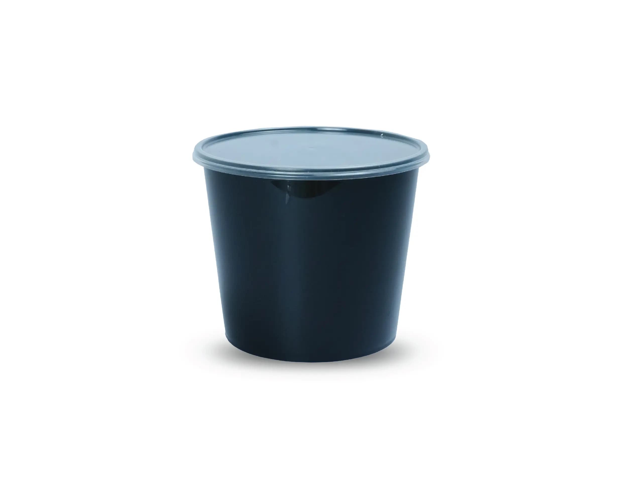 2000ml Round Plastic Food container - Pack of 160 Pieces