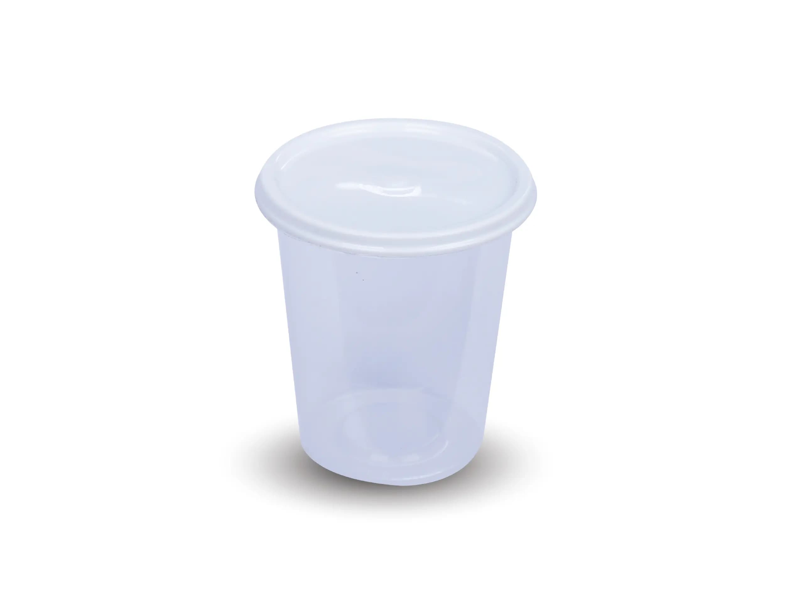 250ml Plastic Glass With Lid - Pack of 1750 Pieces