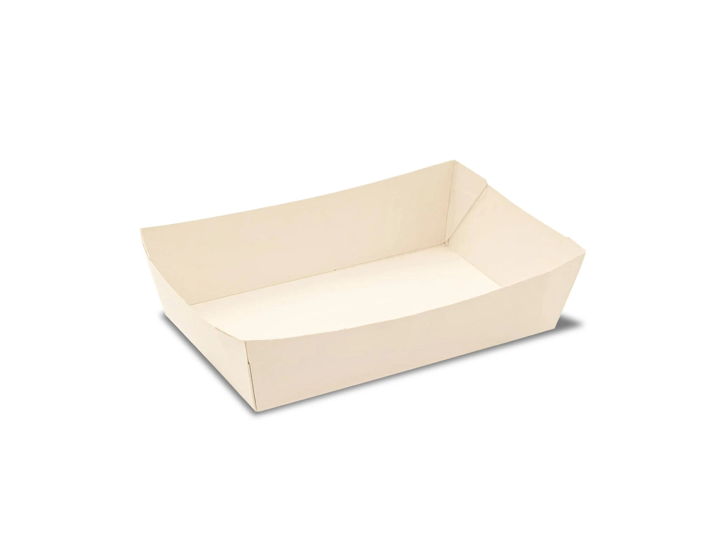 750ml paper Boat Tray - White