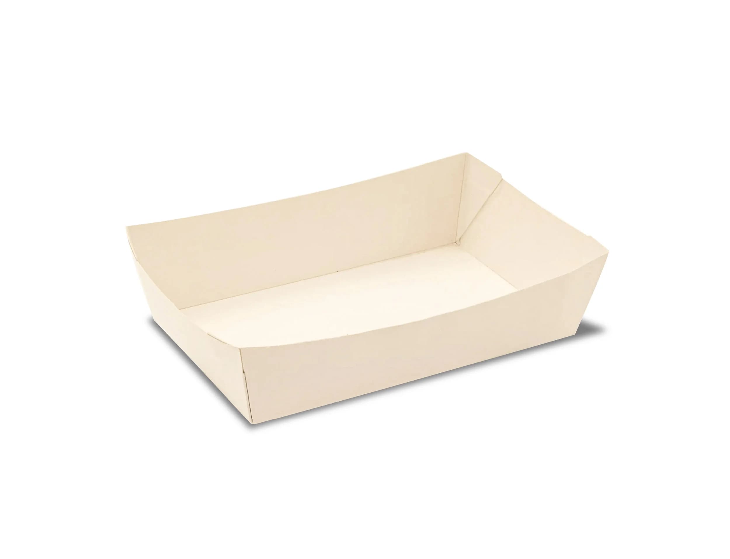 1000ml paper Boat Tray - White