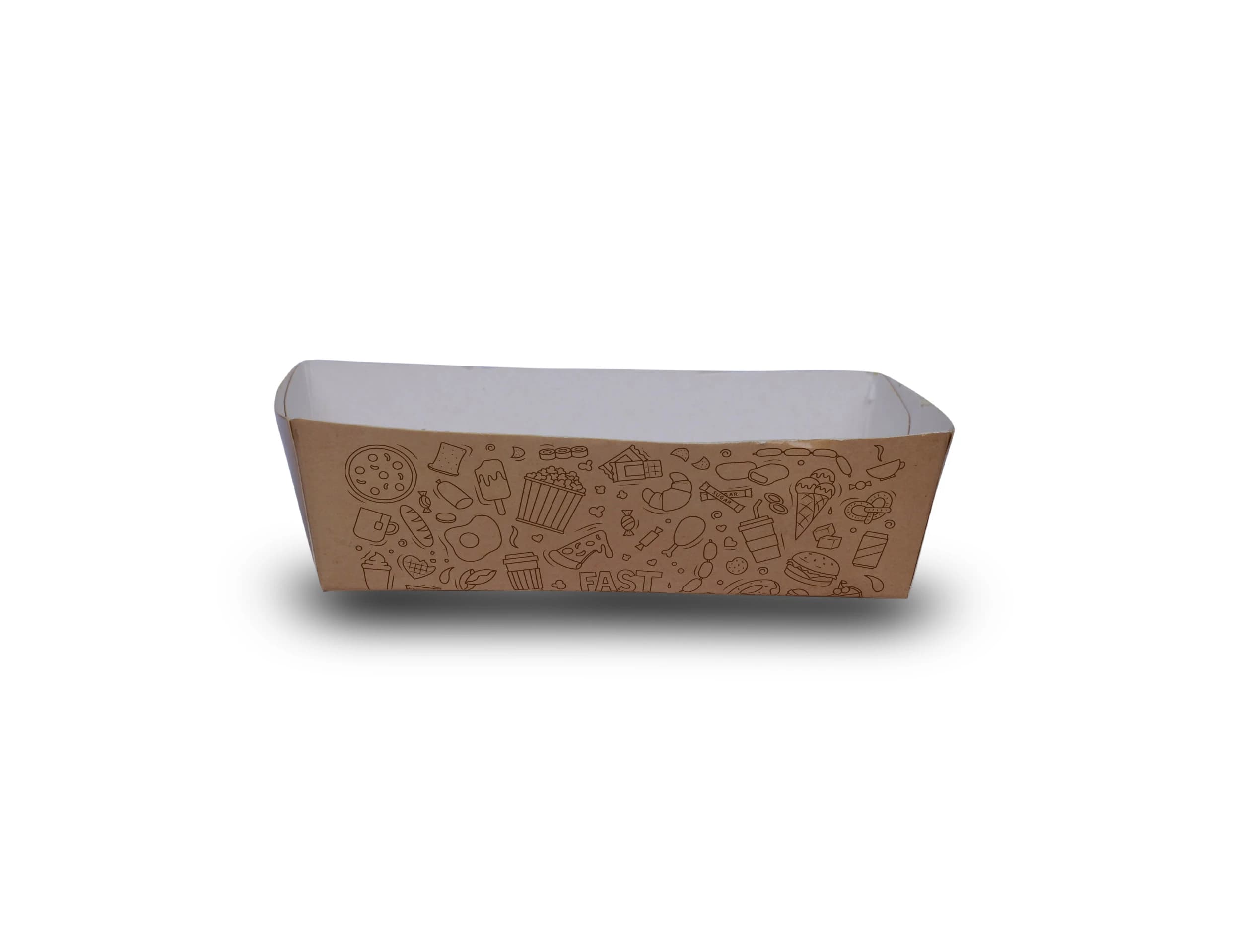 500ml Paper Boat Tray - Kraft