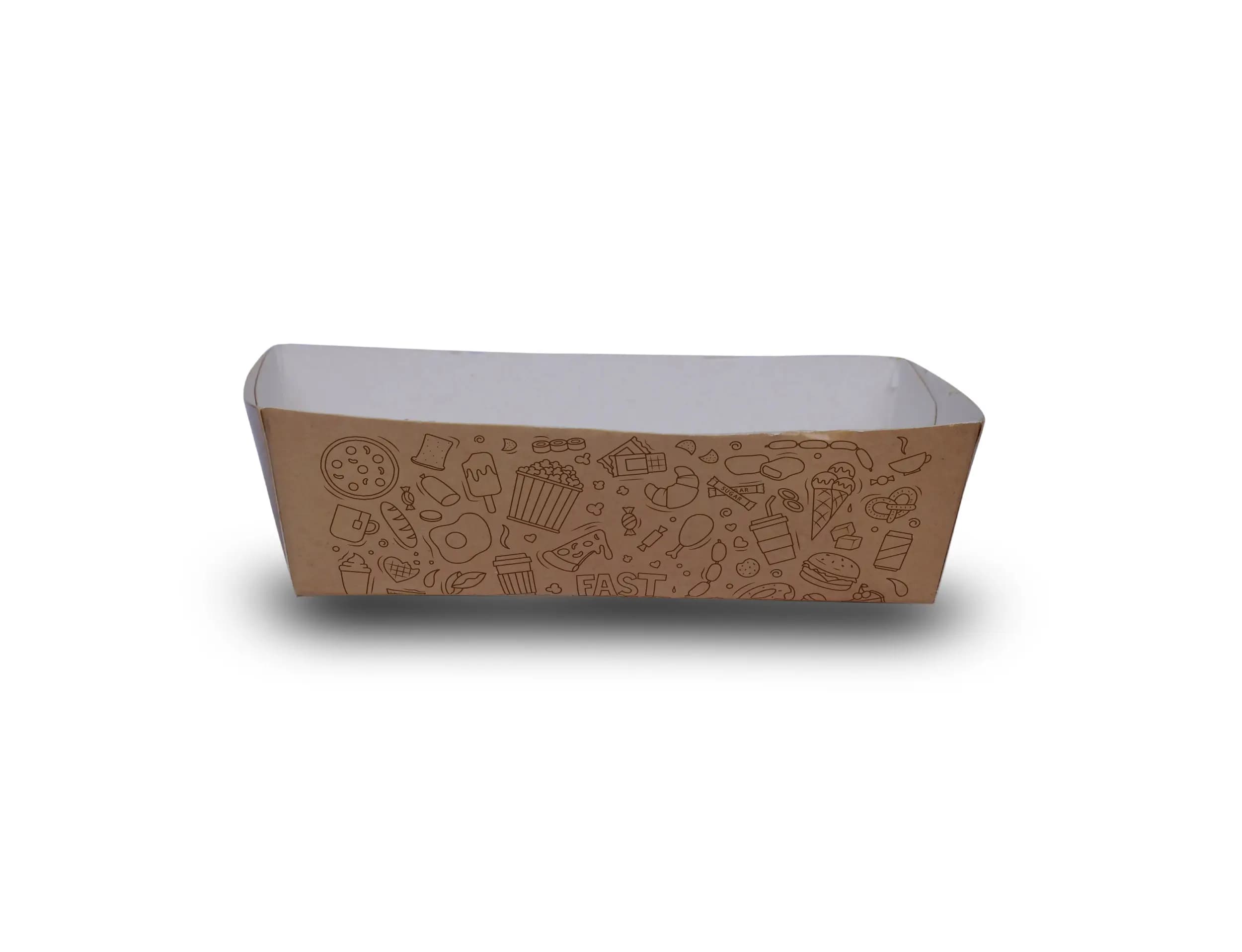 750ml Paper Boat Tray - Kraft
